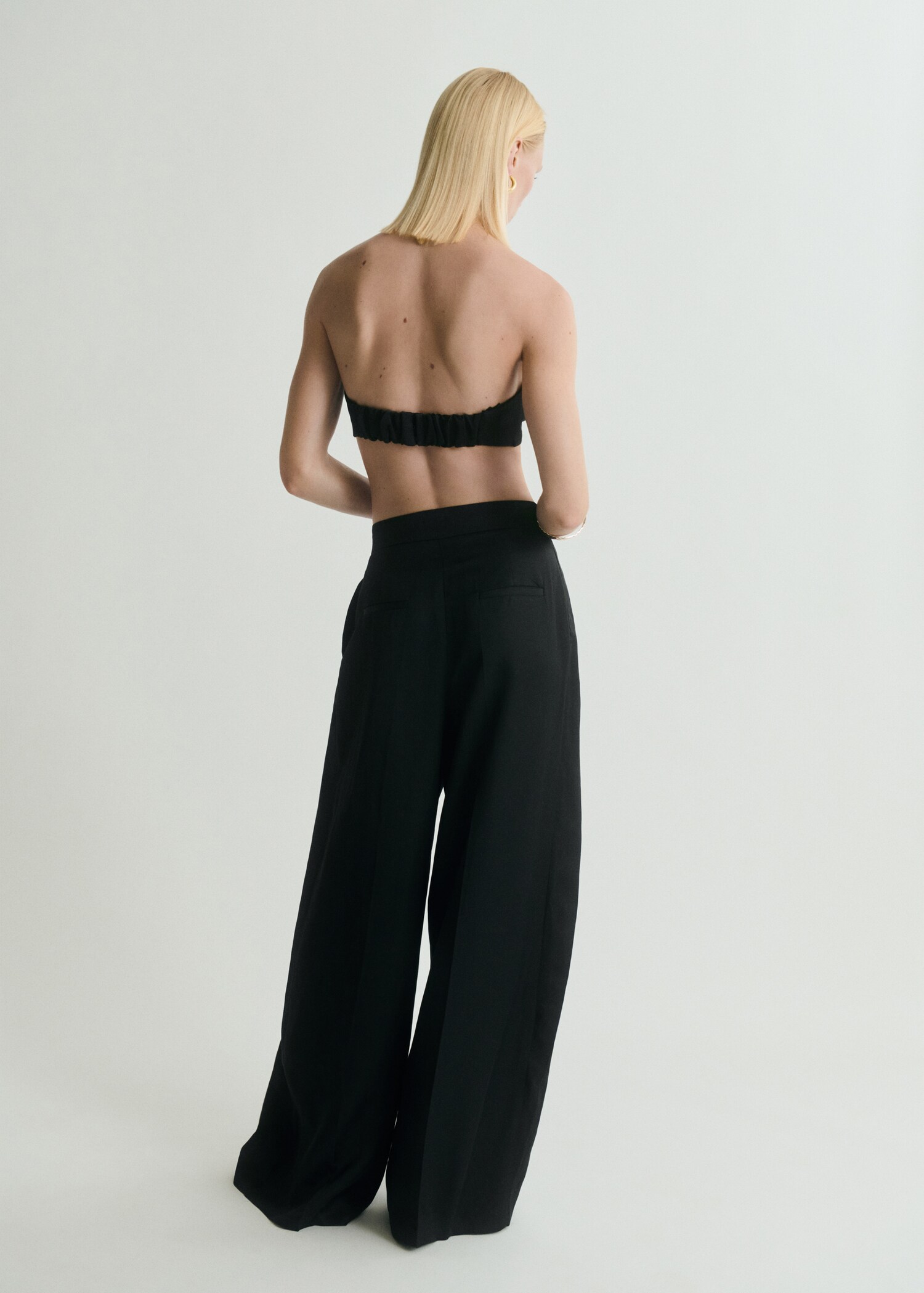 Pantalon pinces wideleg - Verso de l’article