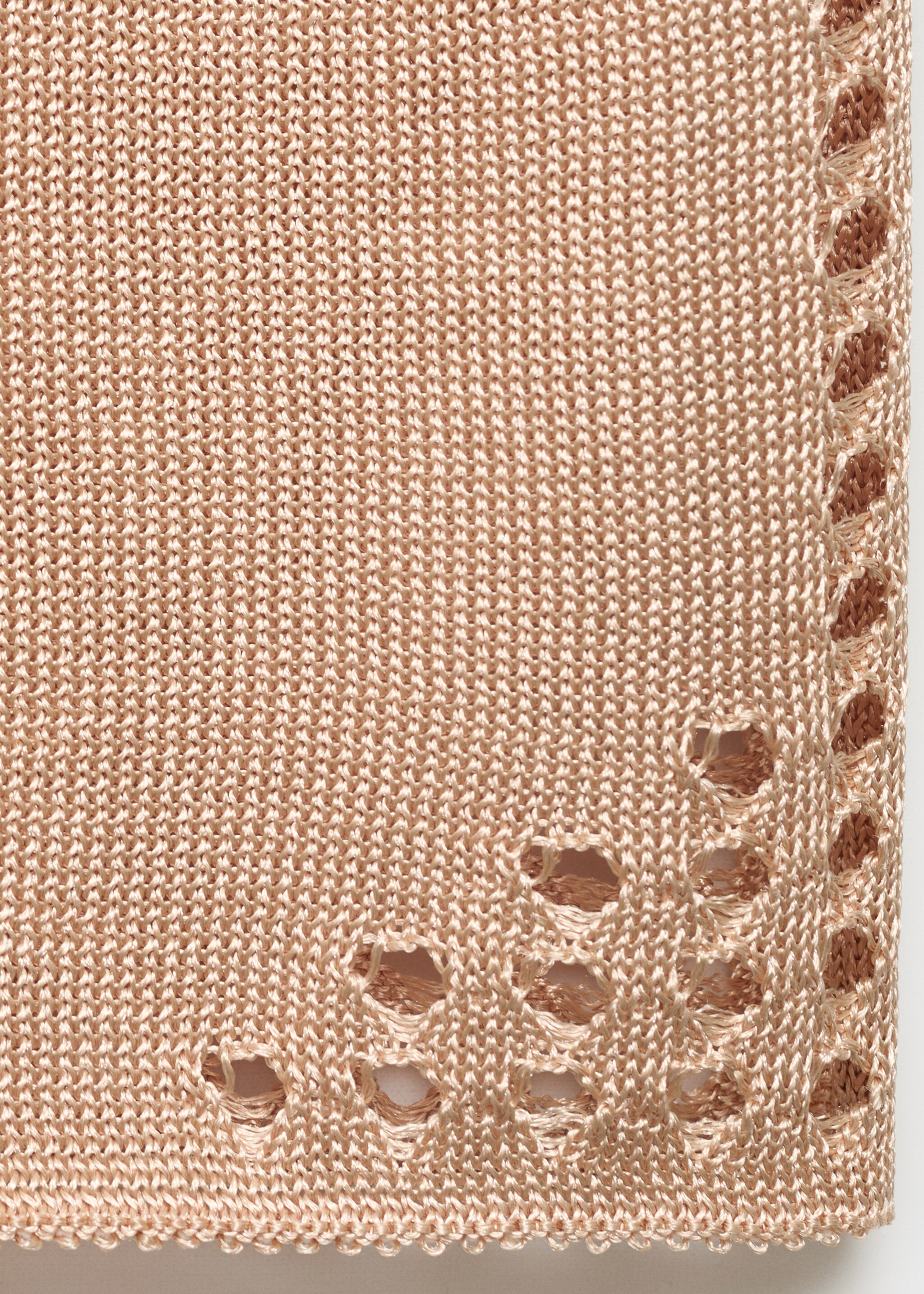 Jupe crayon en lurex avec détails ajourés - Détail de l'article 0