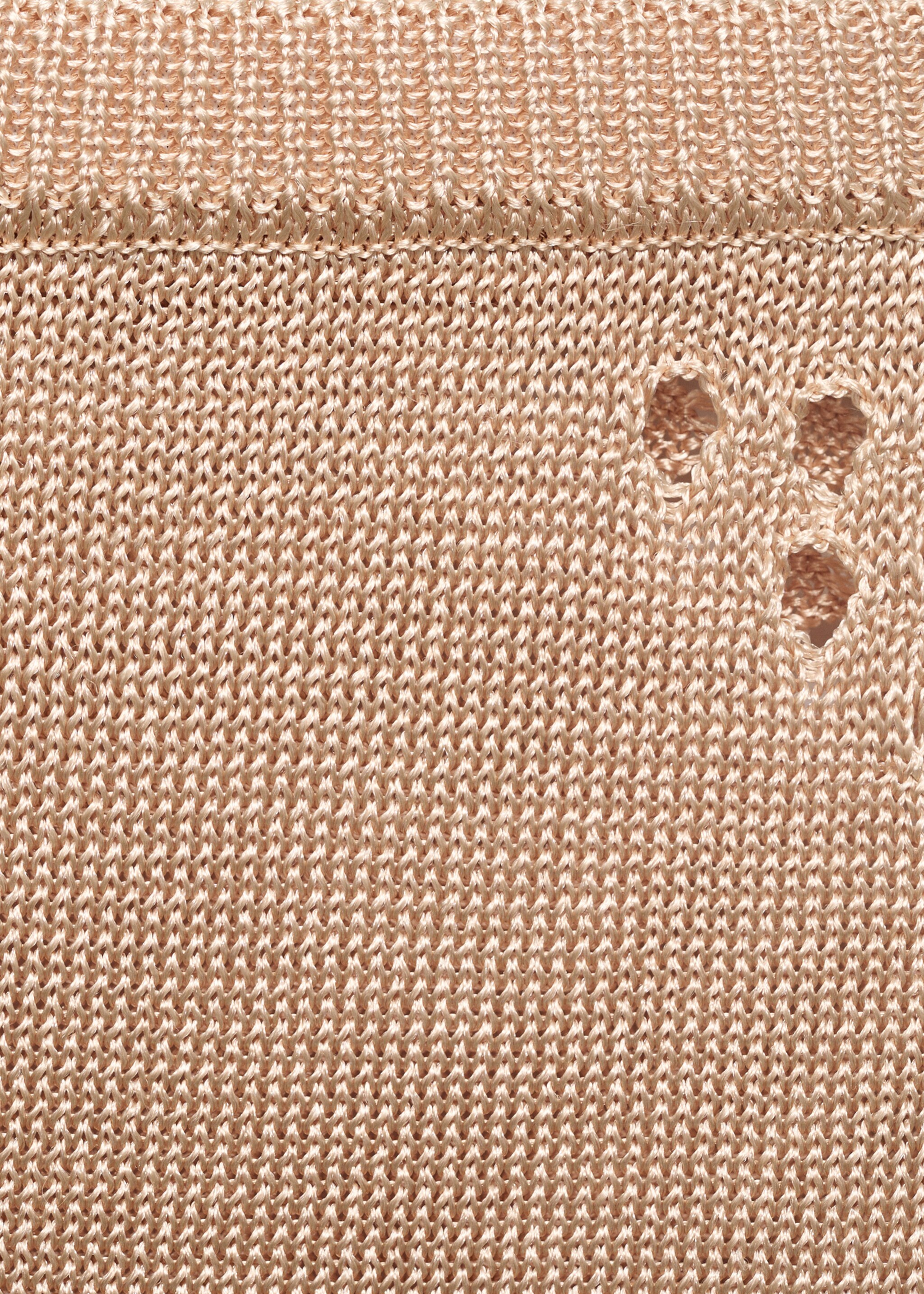 Jupe crayon en lurex avec détails ajourés - Détail de l'article 8