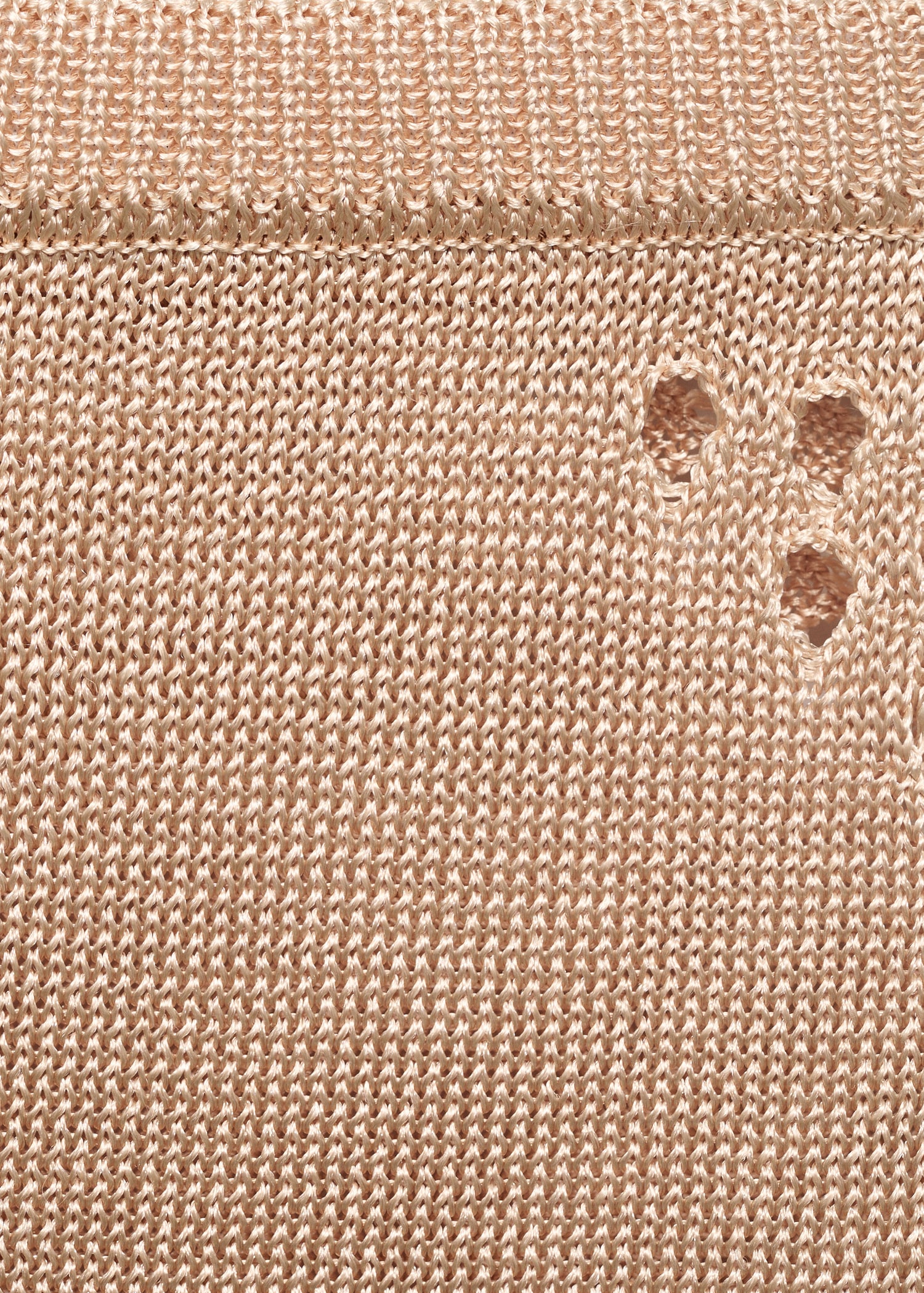 Knitted pencil skirt with openwork details - Details of the article 8