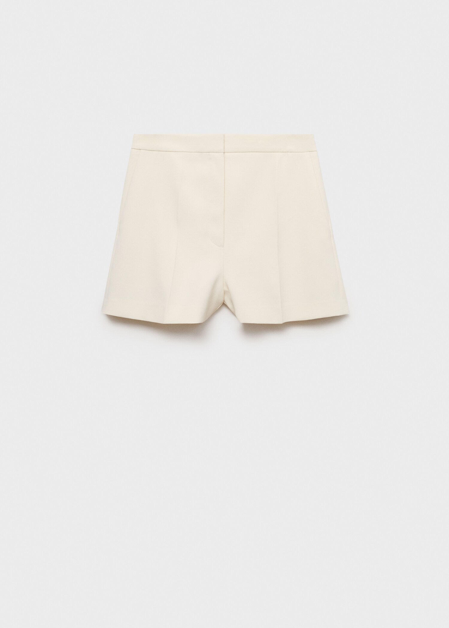 Straight mid-rise shorts - Article without model
