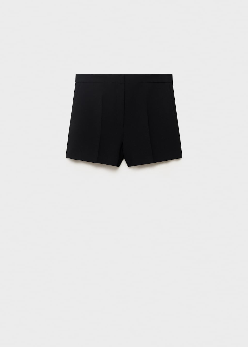Straight mid-rise shorts