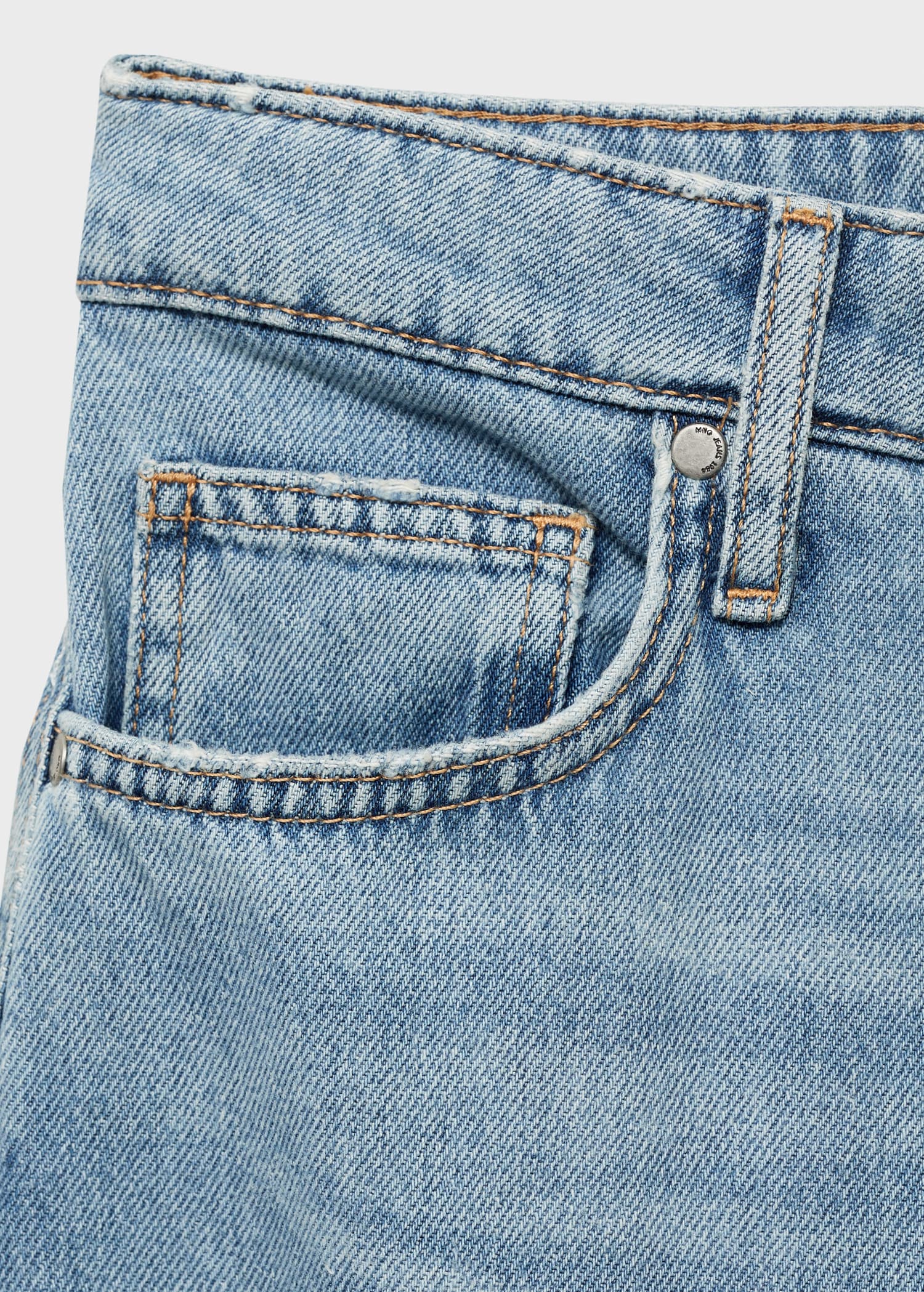 High-rise wideleg jeans - Details of the article 0