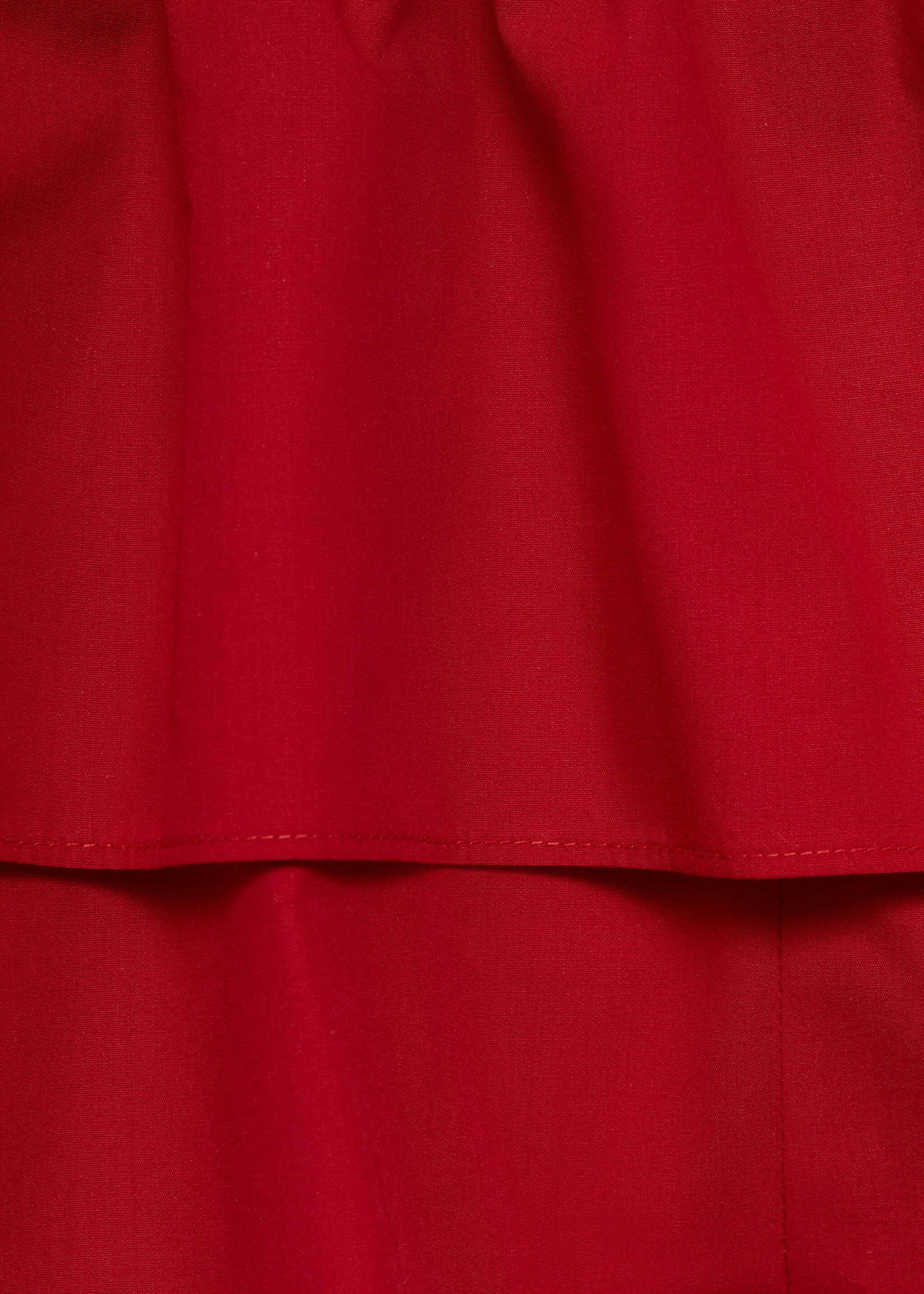 Strapless top with ruffle - Details of the article 0