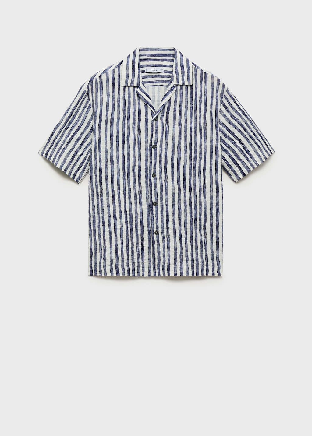 トップス manof STRIPE SHORT TOPS トップス manof STRIPE SHORT TOPS Short Shirt - Savvy Stripe