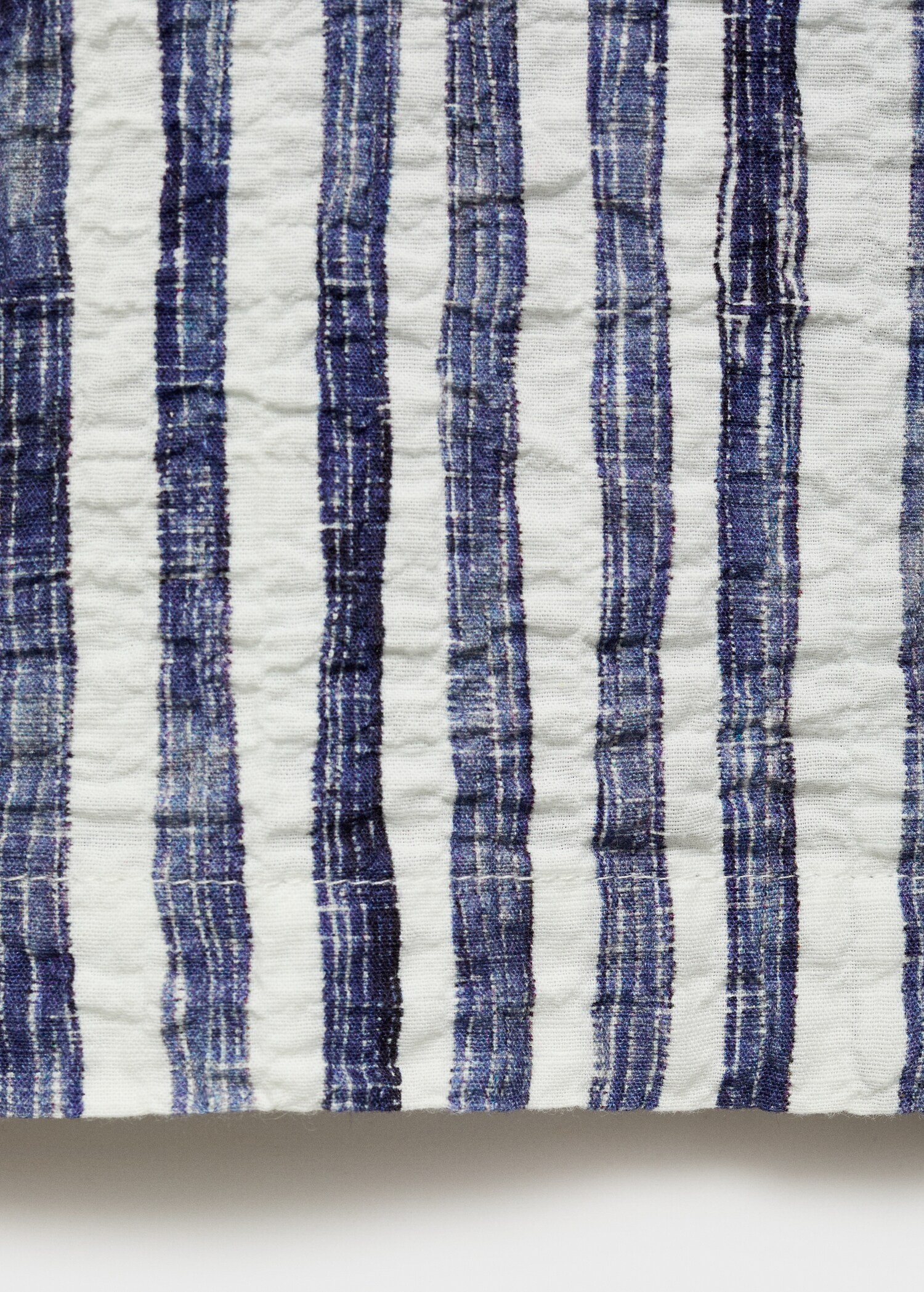 Camisa ratlles màniga curta cotó - Detall de l'article 0