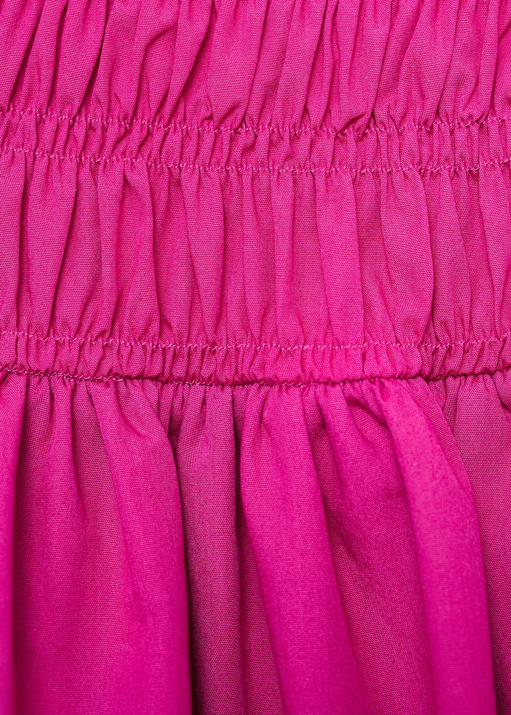 Short gathered balloon dress