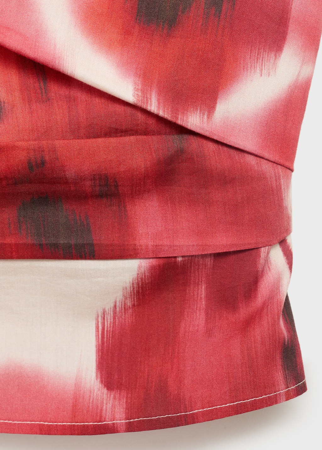 Floral-print bandeau top