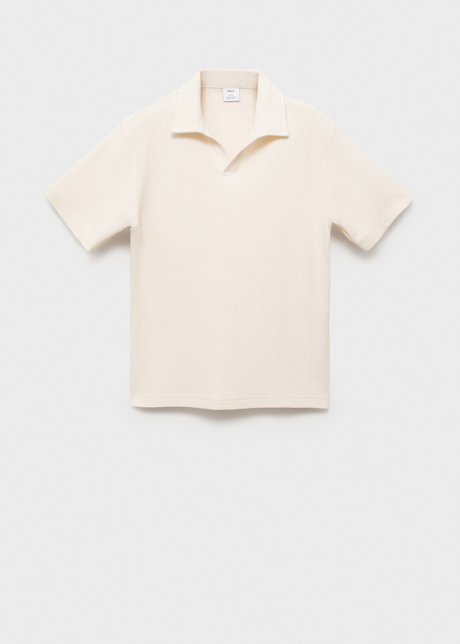 Polo com textura regular fit - Artigo sem modelo