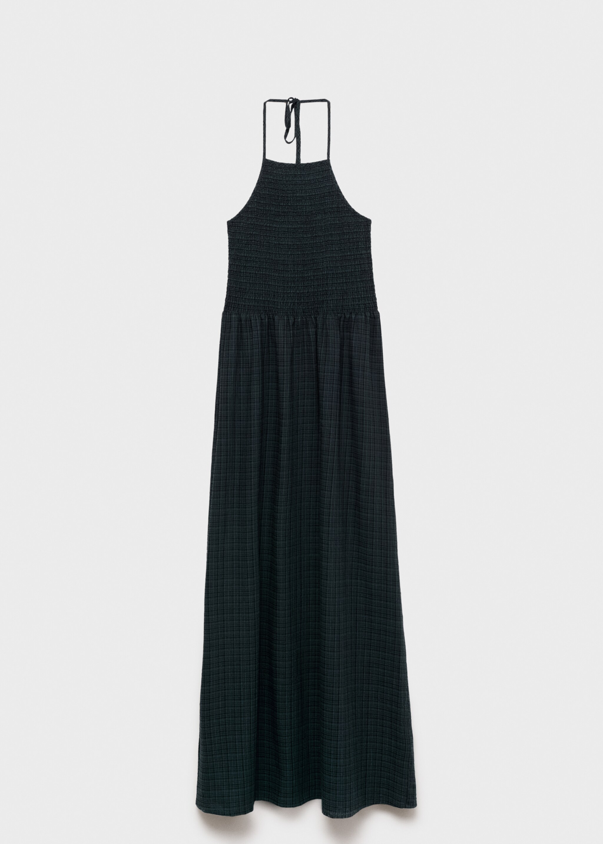 Long halter-neck dress - Article without model