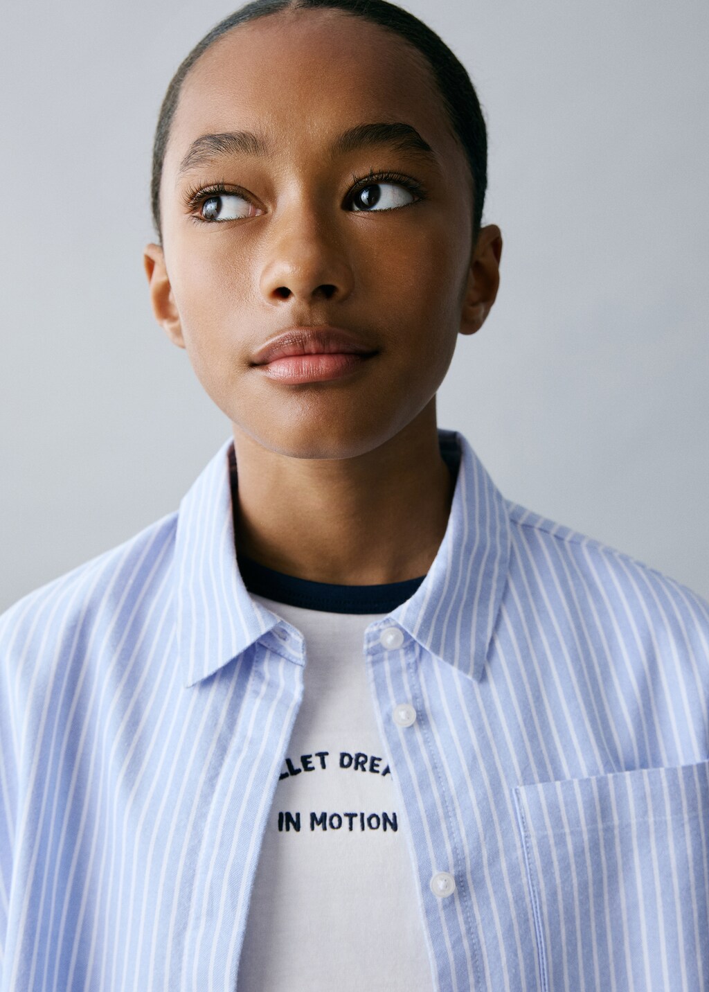 Striped cotton shirt