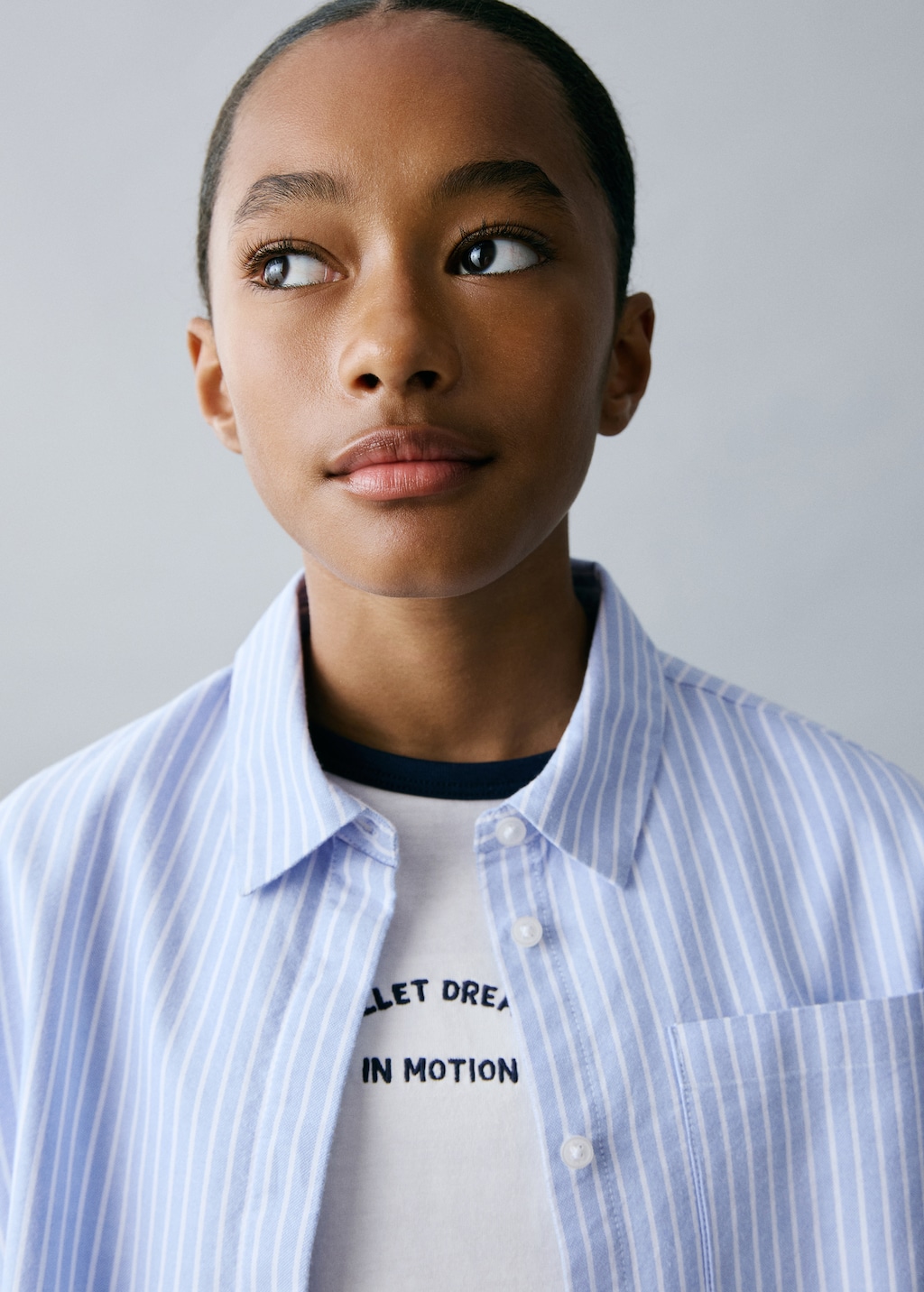 Striped cotton shirt