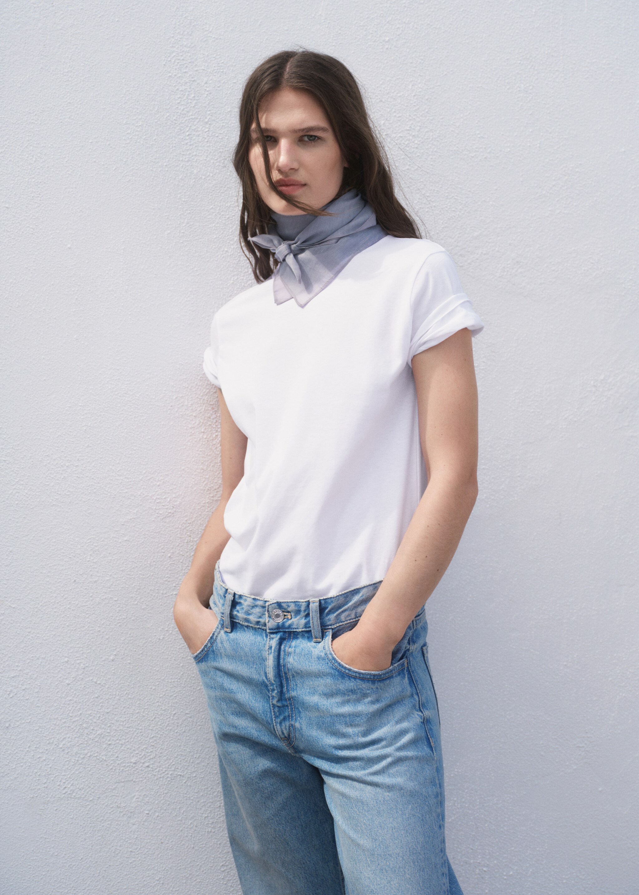 T-shirt coton manches courtes - Plan moyen