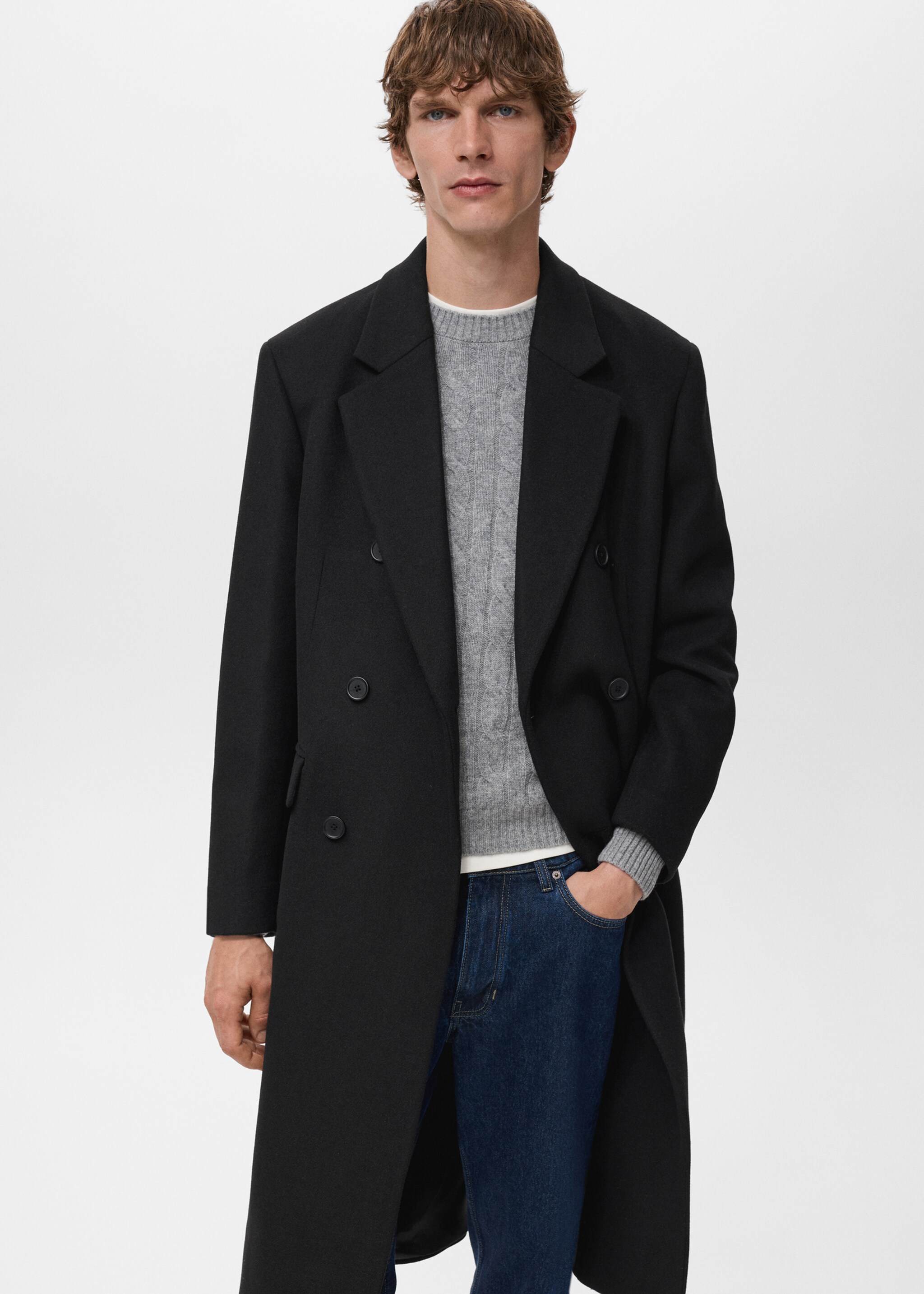 Oversize wool coat - Details of the article 2