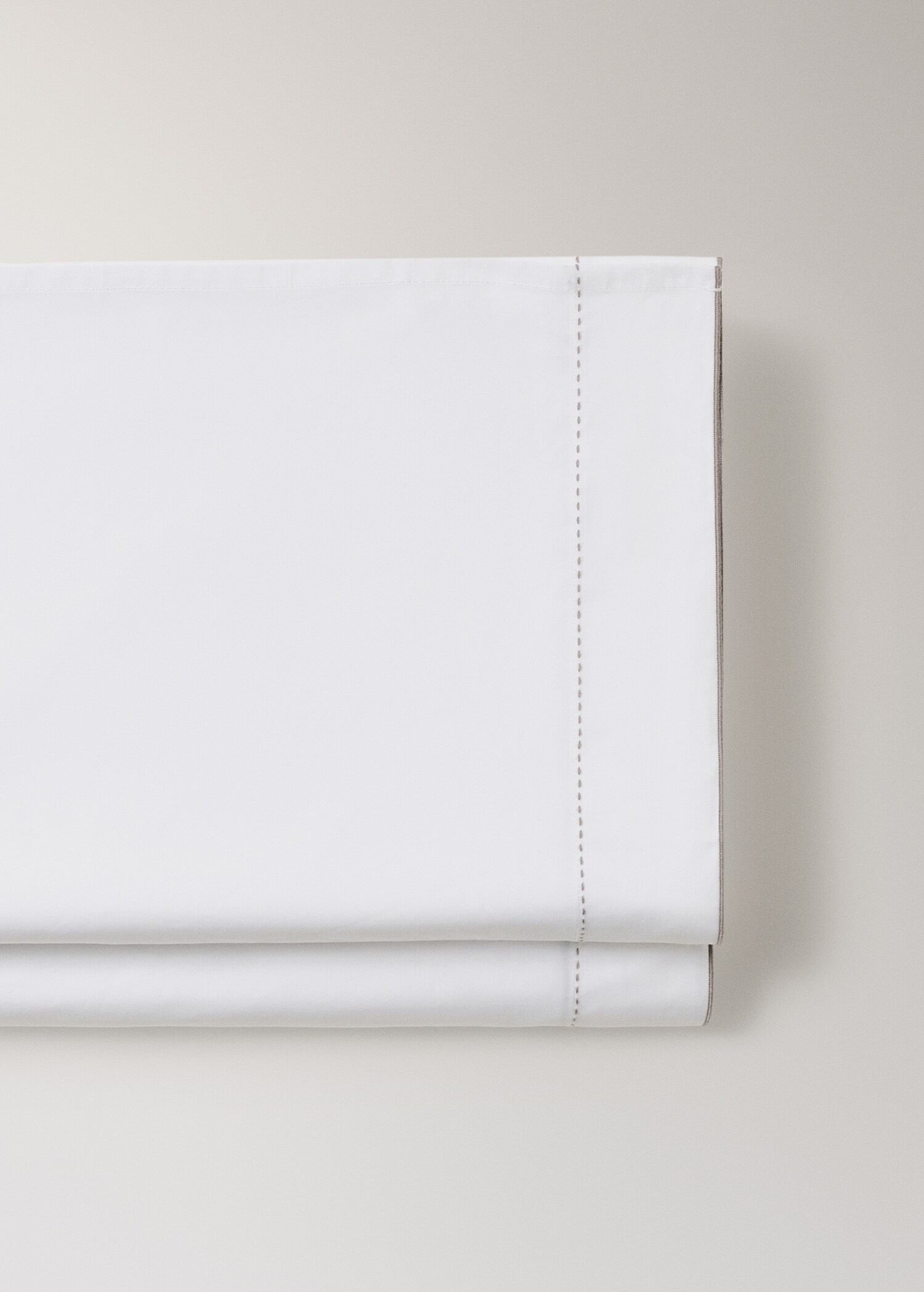 200-thread count percale cotton top sheet for 90 cm bed - Details of the article 3