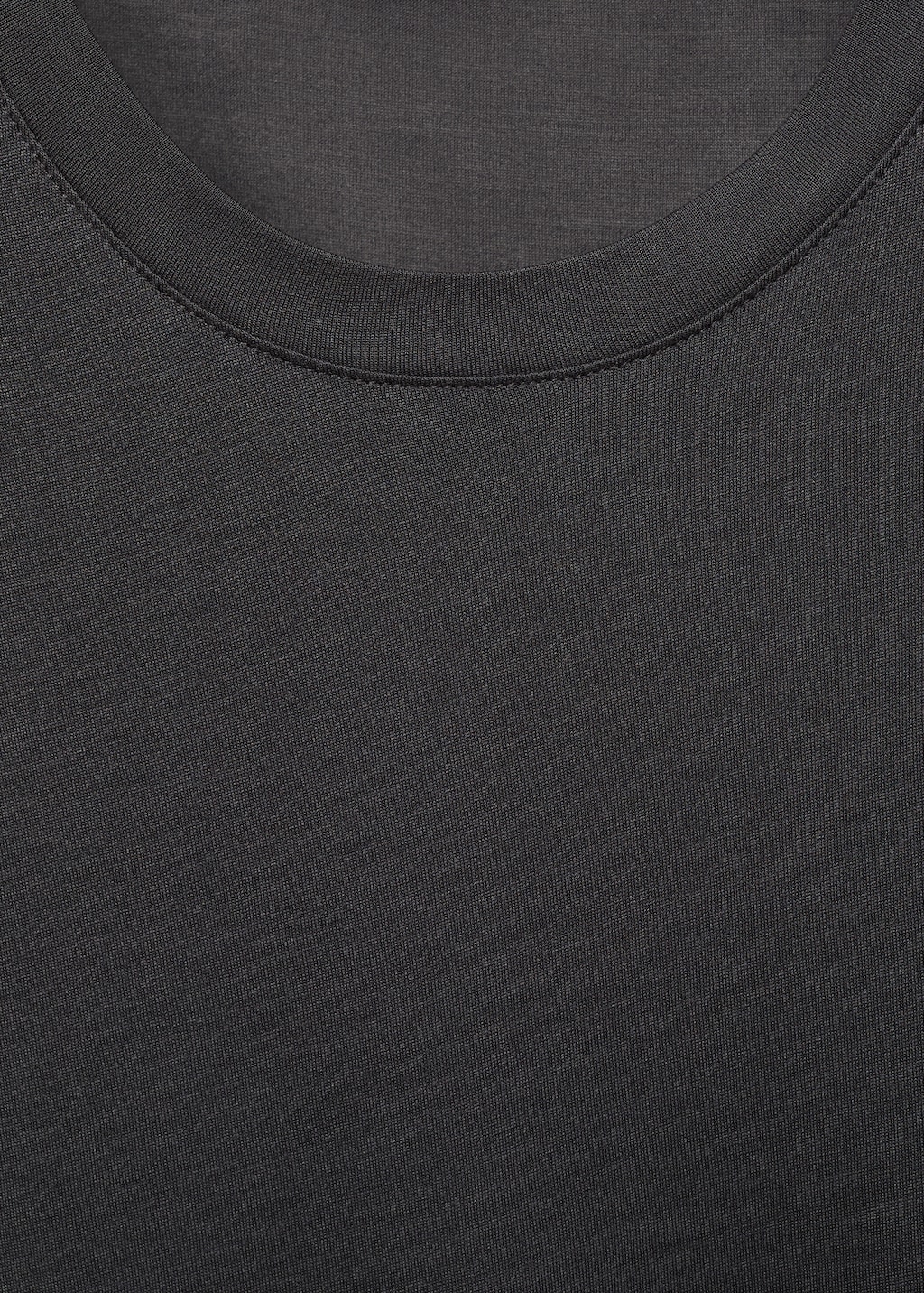 Short-sleeved micro-modal pajama top