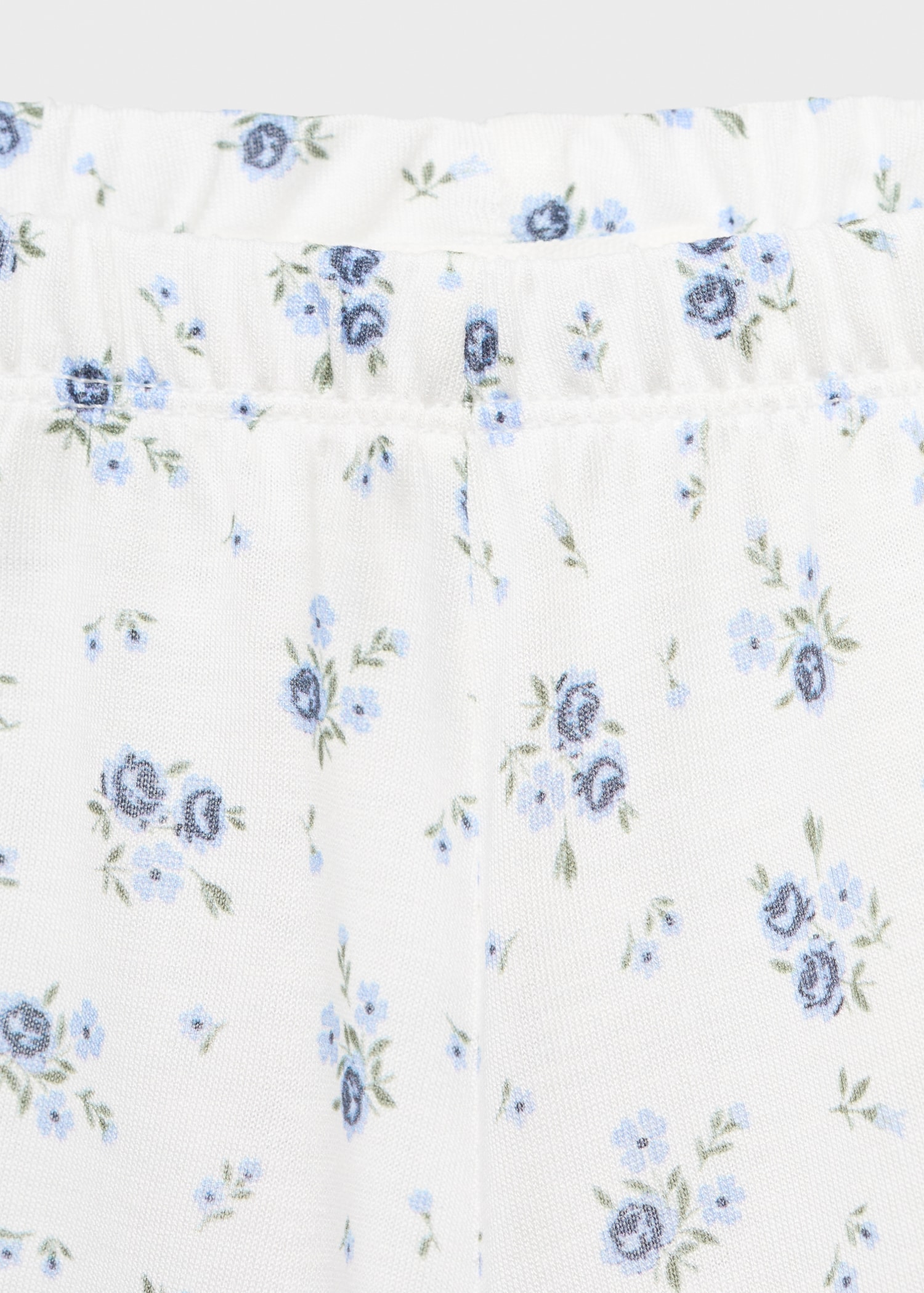 Short de pyjama à imprimé floral en dentelle - Détail de l'article 0