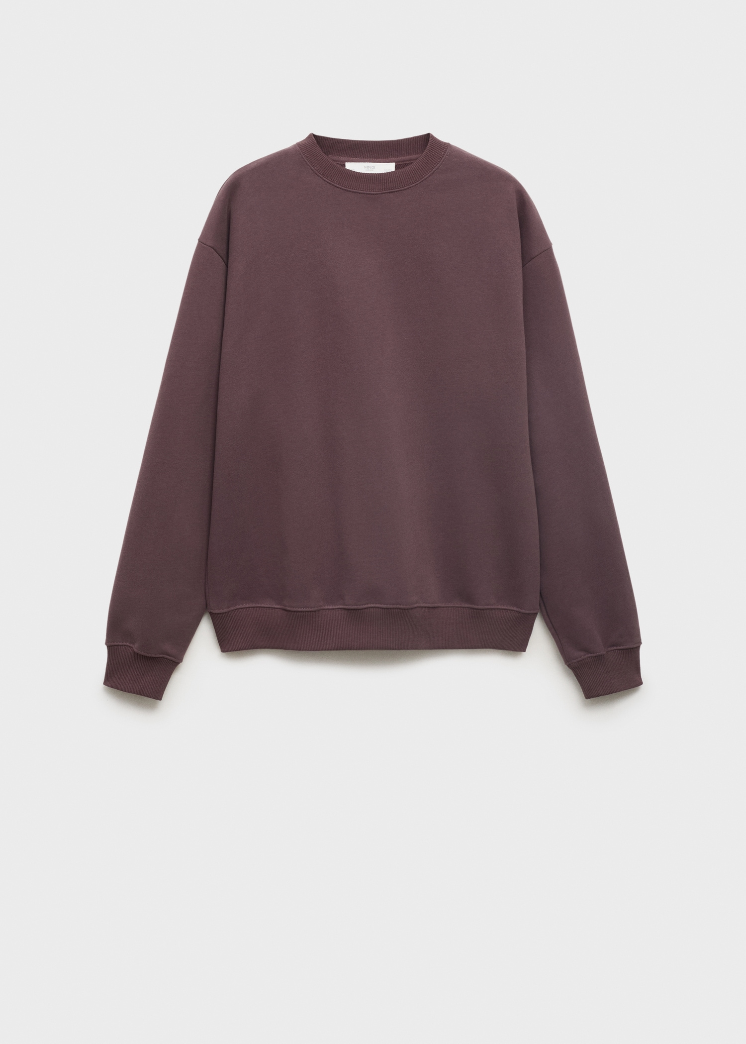 Unifarbenes Sweatshirt aus Bio-Baumwolle - Artikel ohne Model