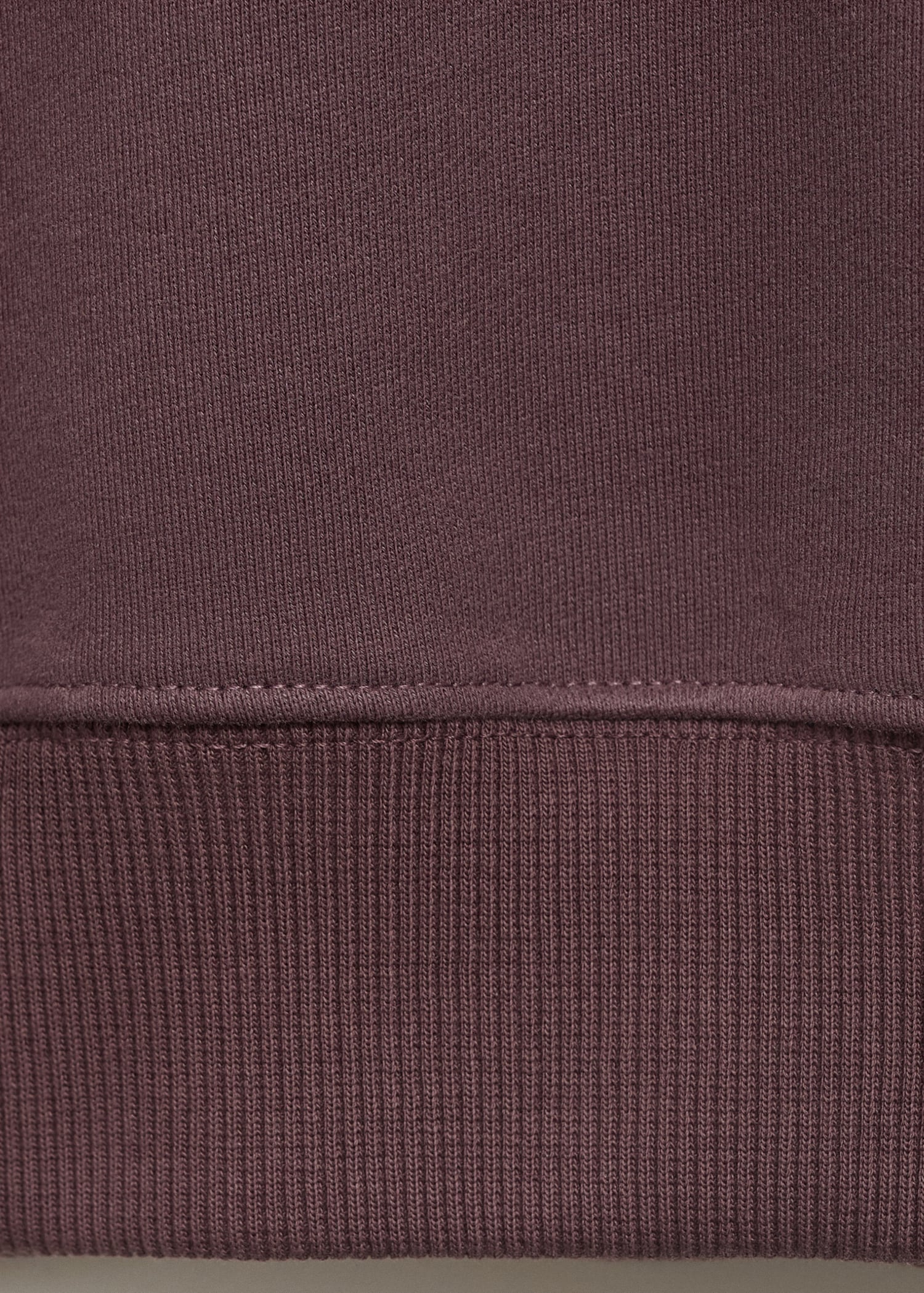 Unifarbenes Sweatshirt aus Bio-Baumwolle - Detail des Artikels 0