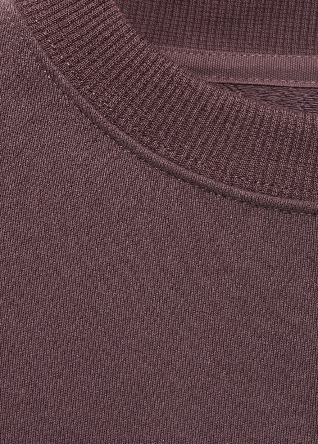 Plain organic cotton sweatshirt