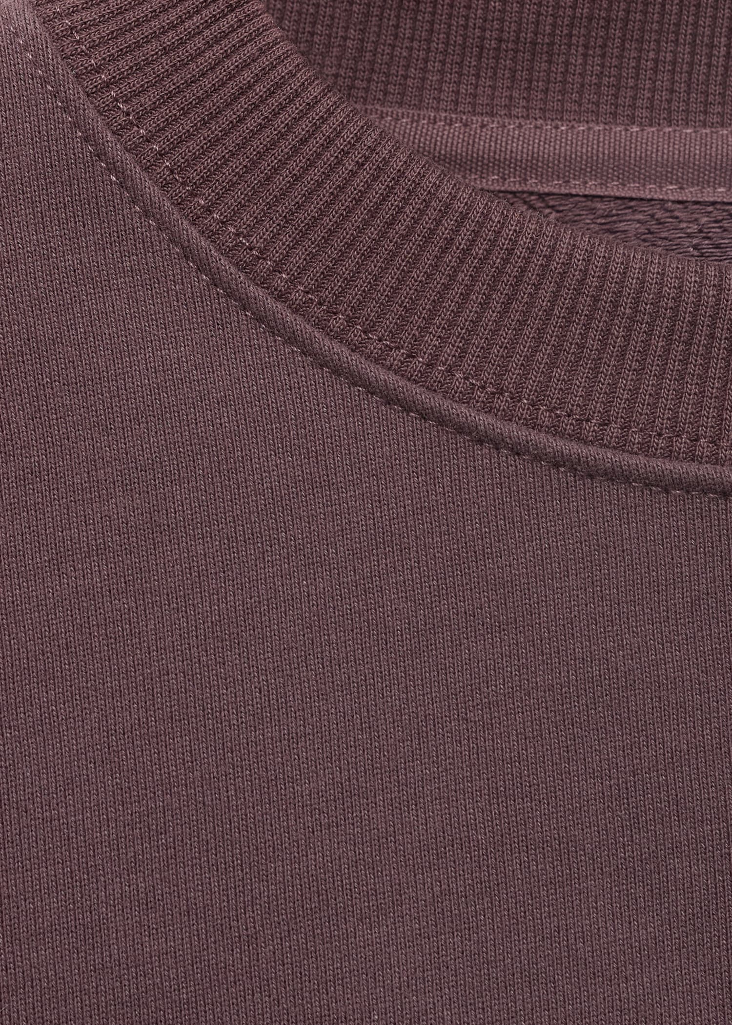 Unifarbenes Sweatshirt aus Bio-Baumwolle - Detail des Artikels 8