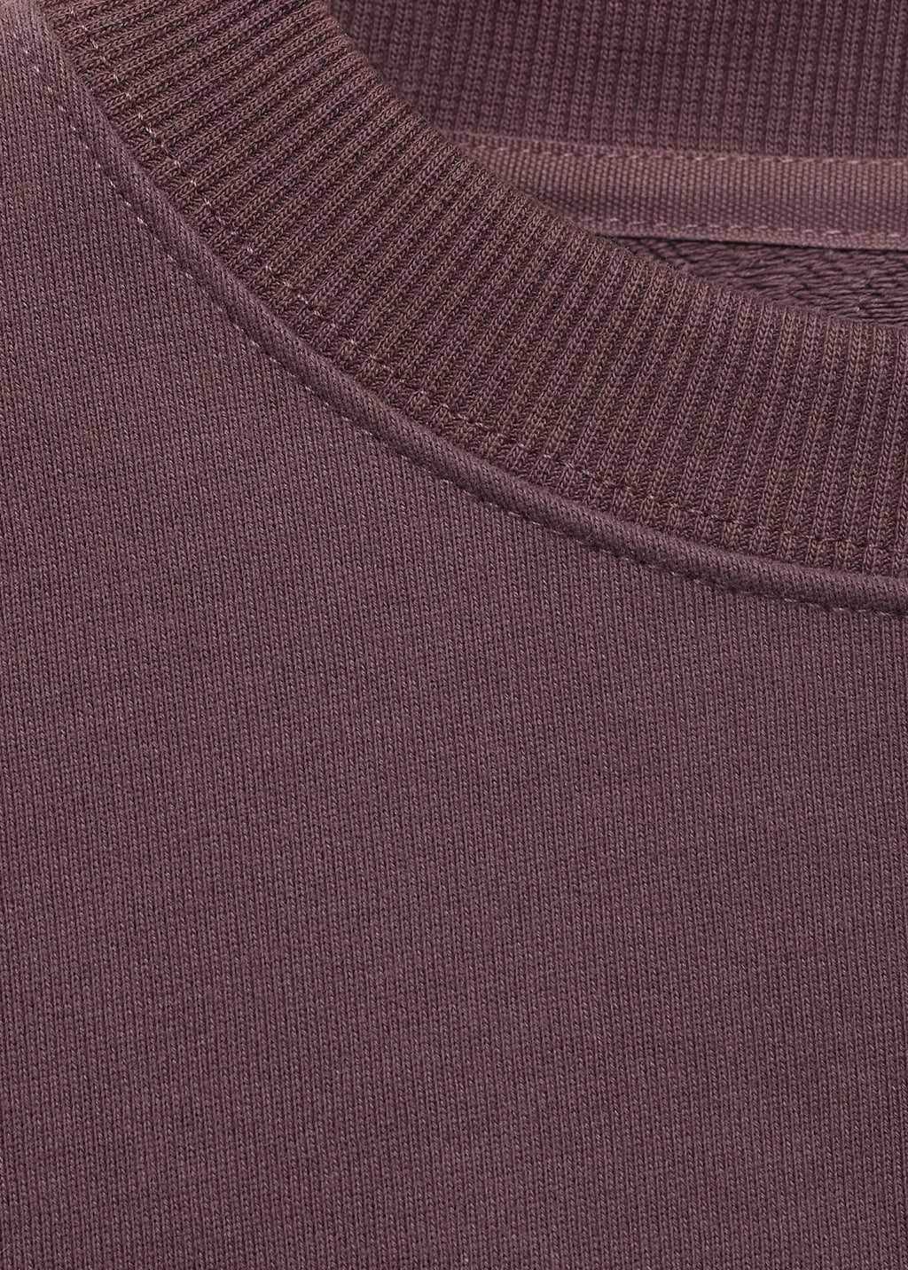 Plain organic cotton sweatshirt