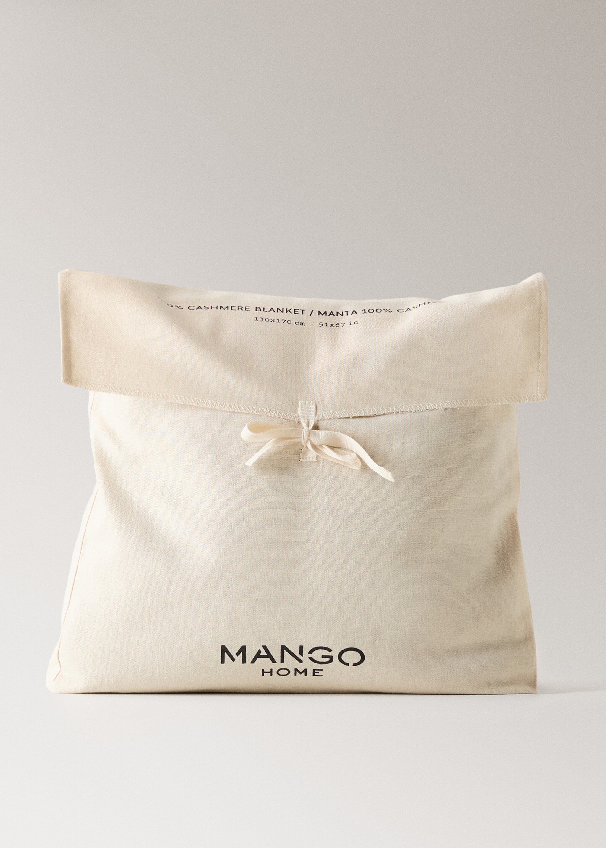 Manta 100% cashmere doble cara - Detall de l'article 3