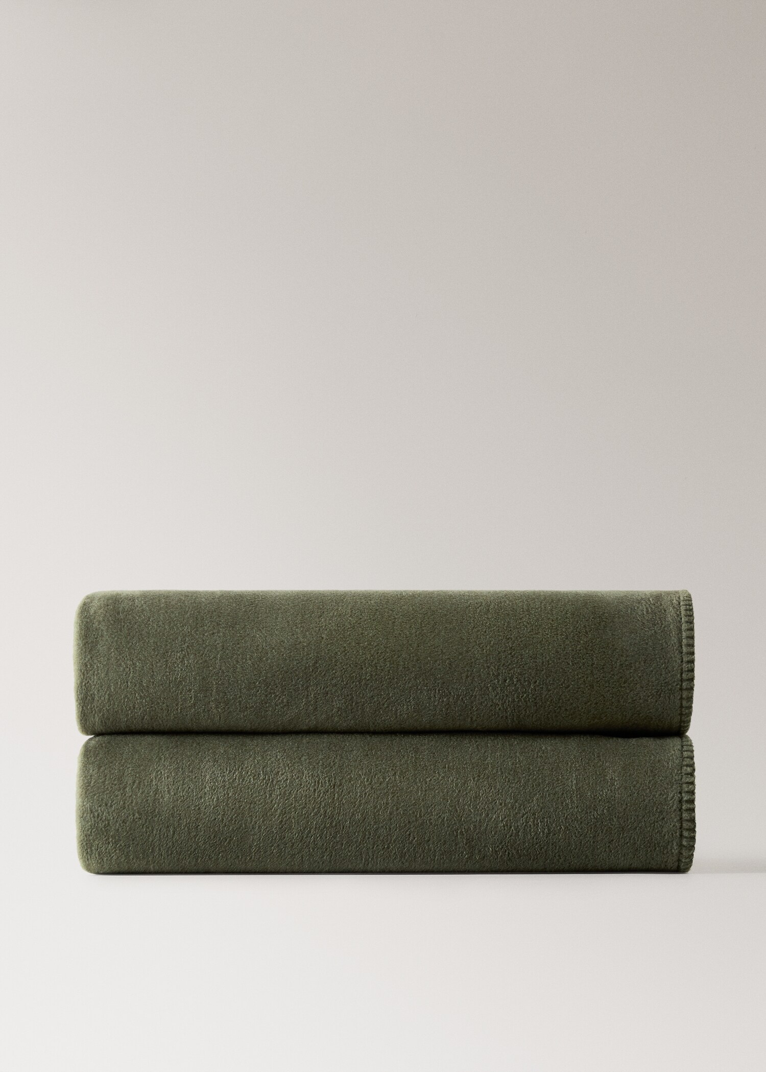 Double-sided cotton fleece blanket - Article without model