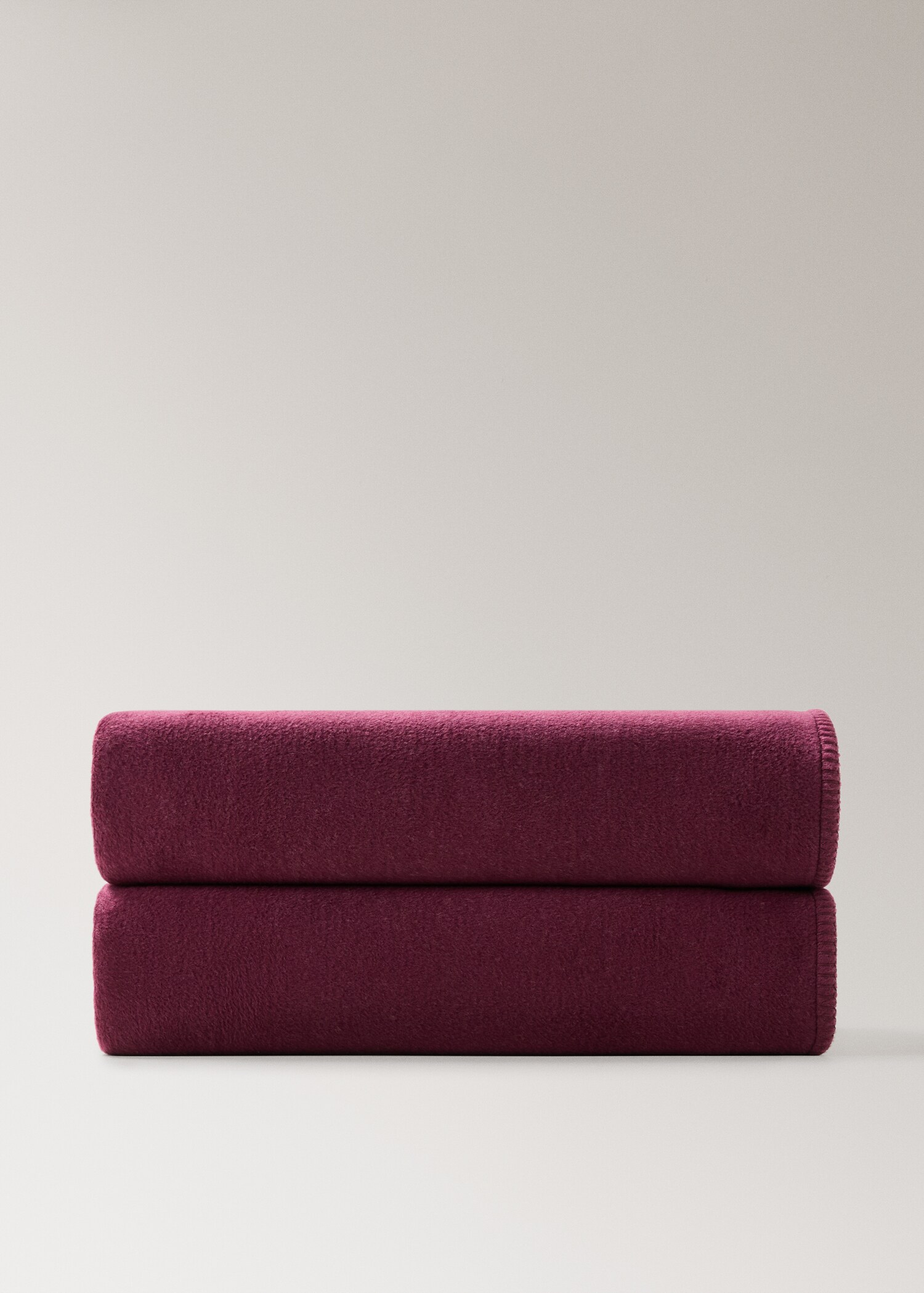 Double-sided cotton fleece blanket - Article without model