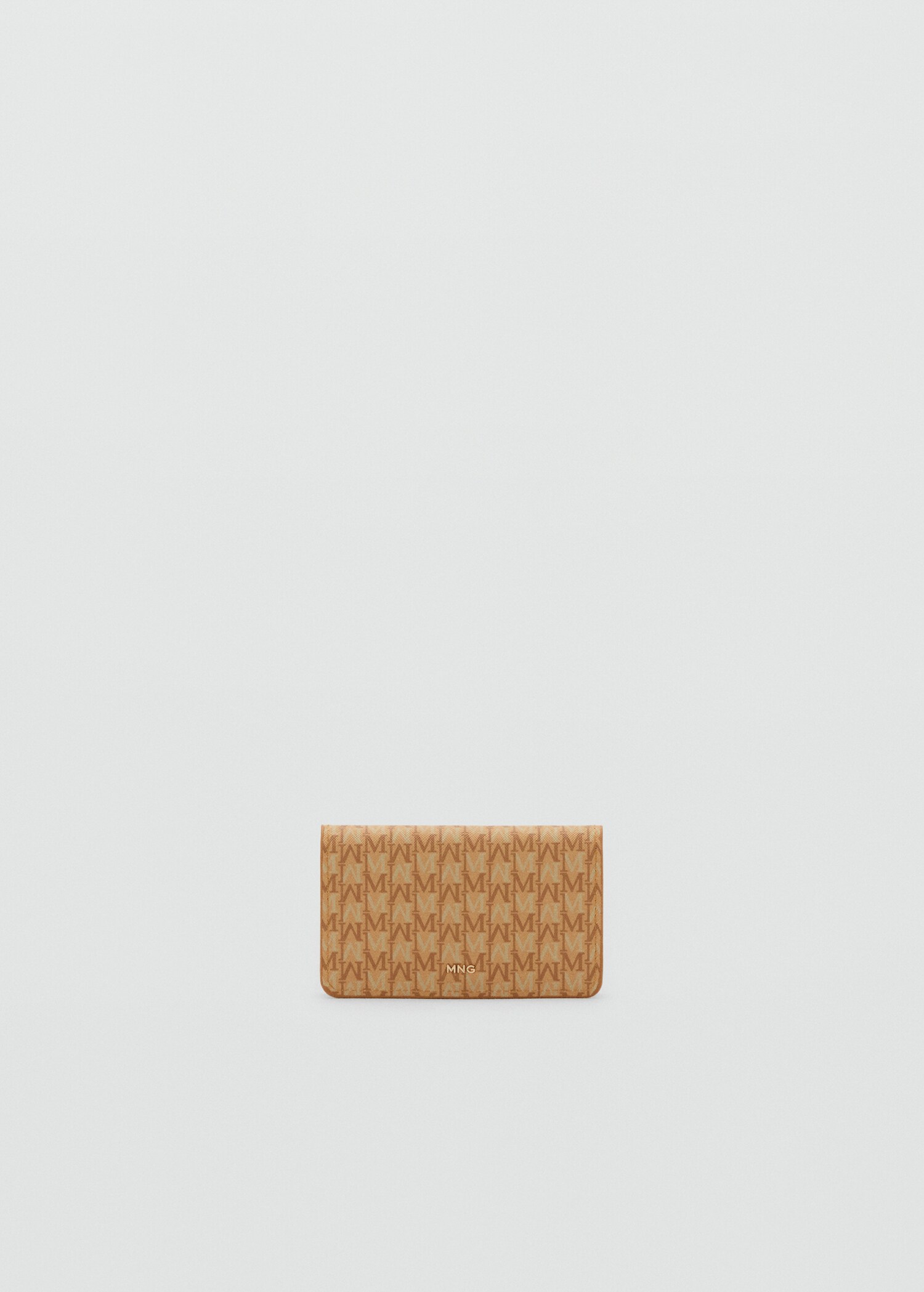 Wallet with printed logo and flap - Article without model