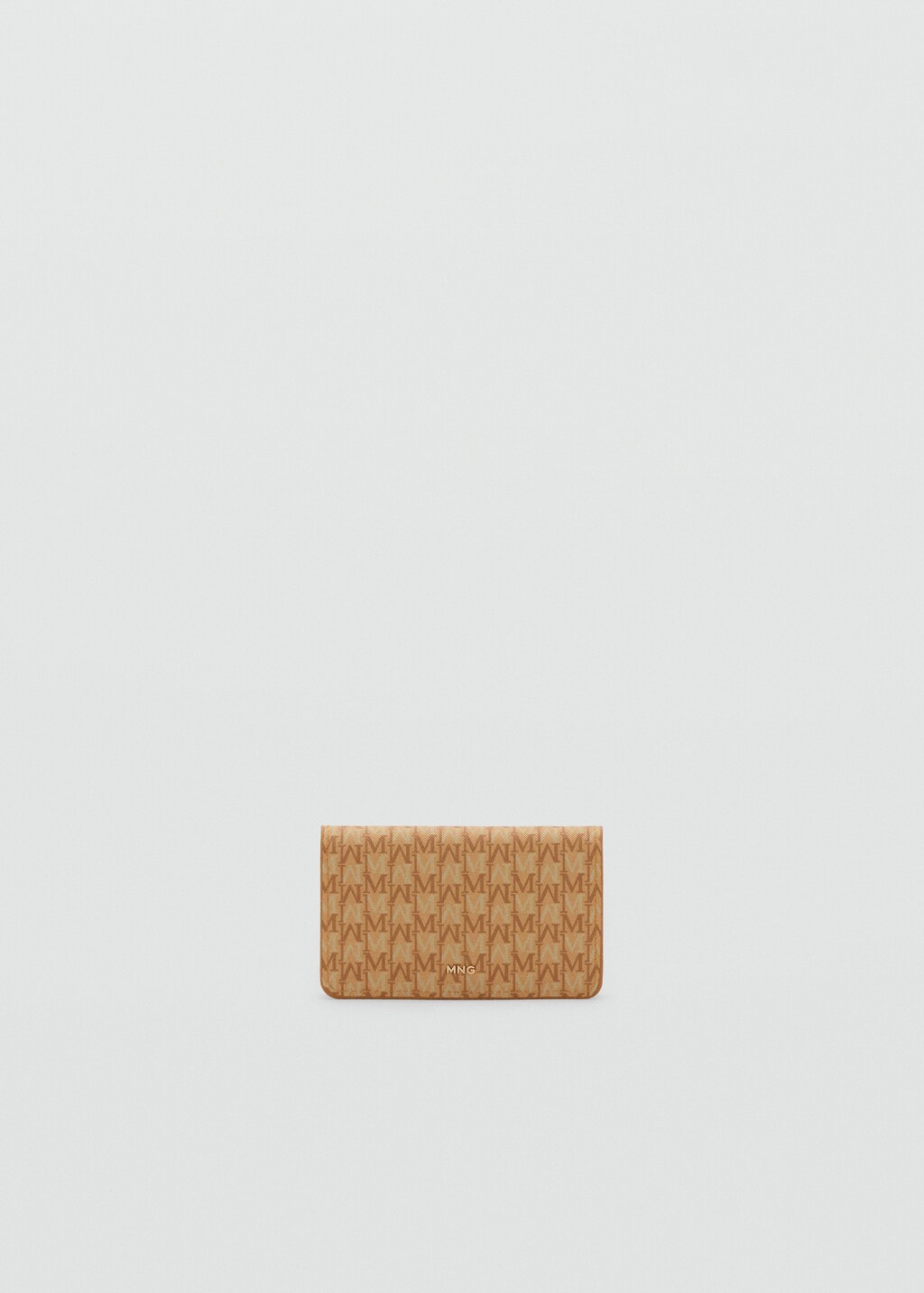 Small wallet with logo print