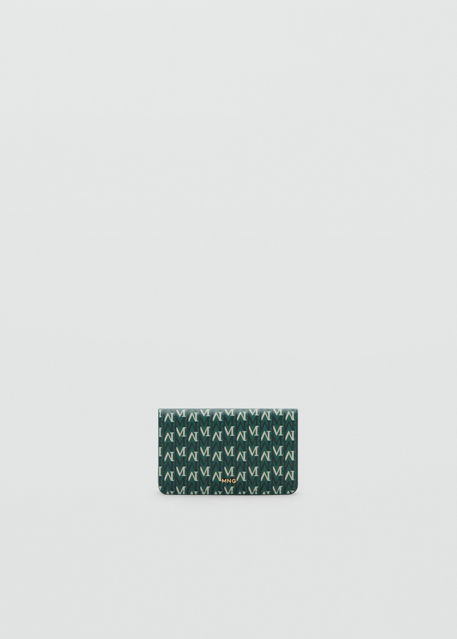 Wallet with printed logo and flap - Article without model