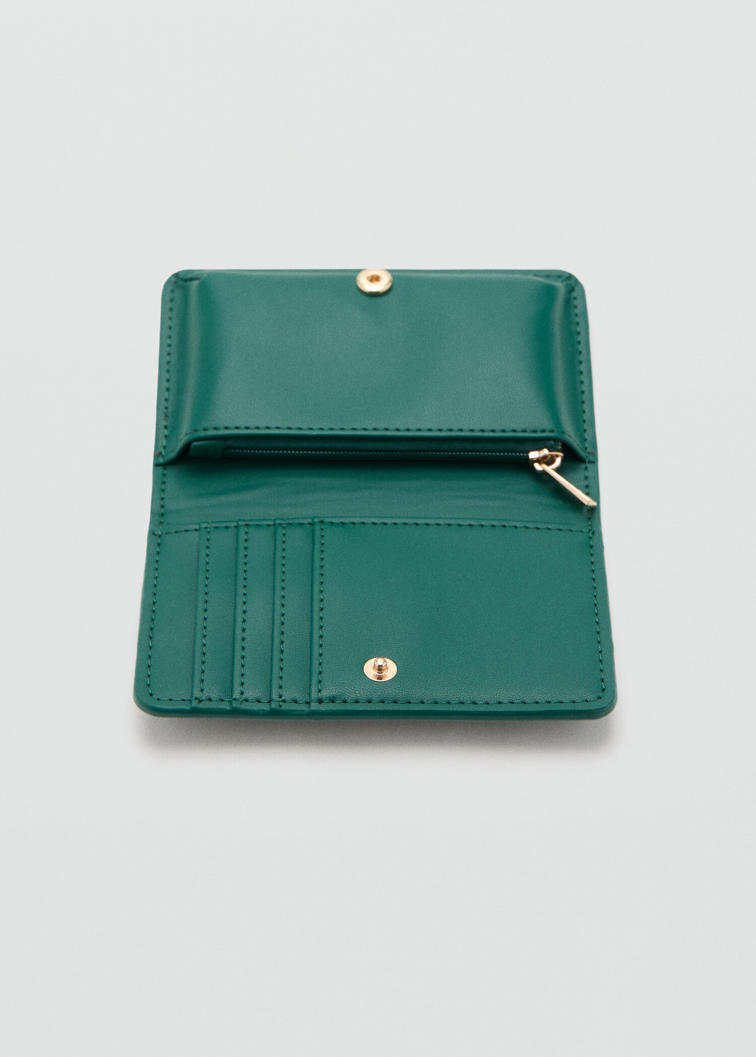 Wallet with printed logo and flap - Details of the article 1