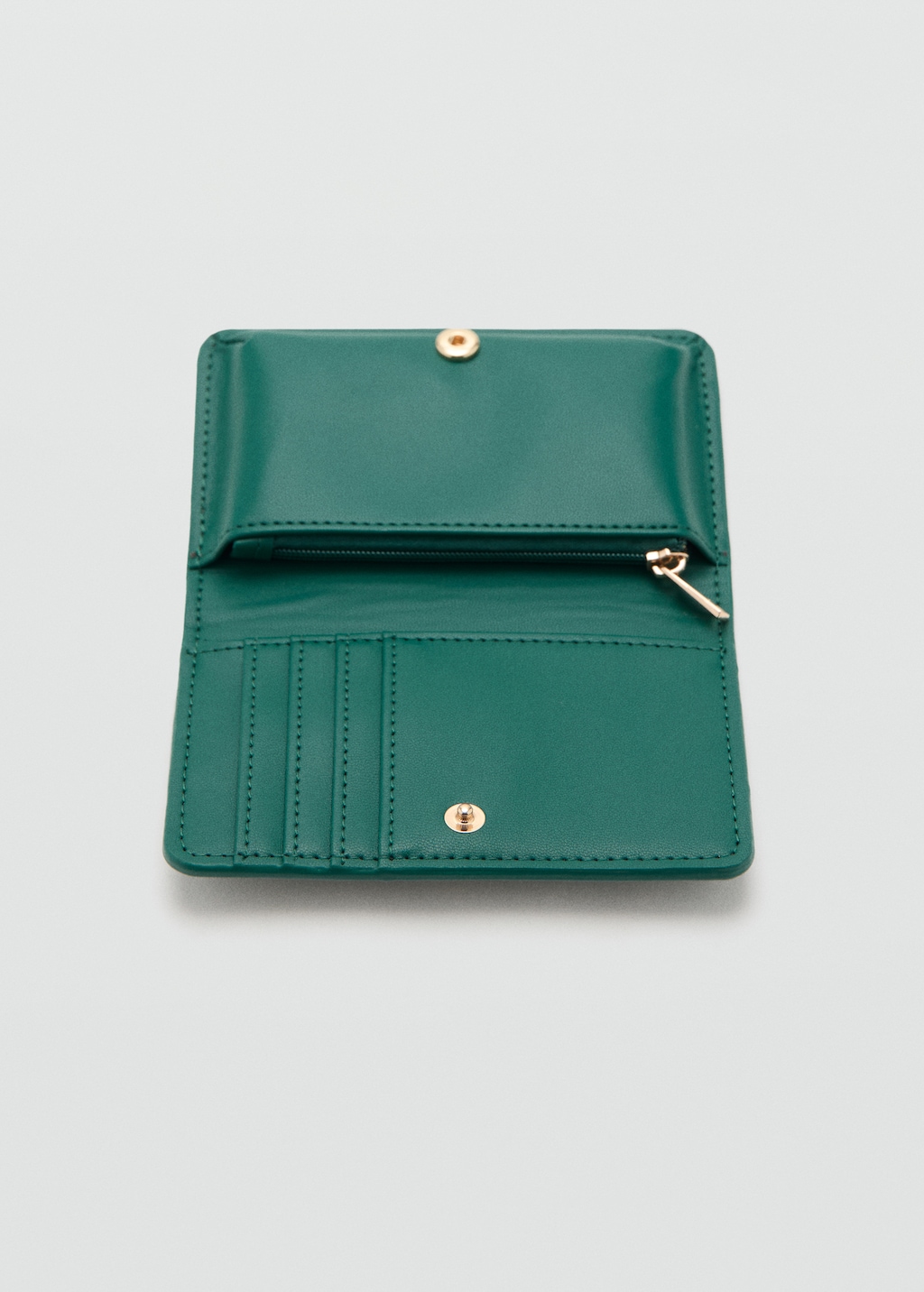 Small wallet with logo print