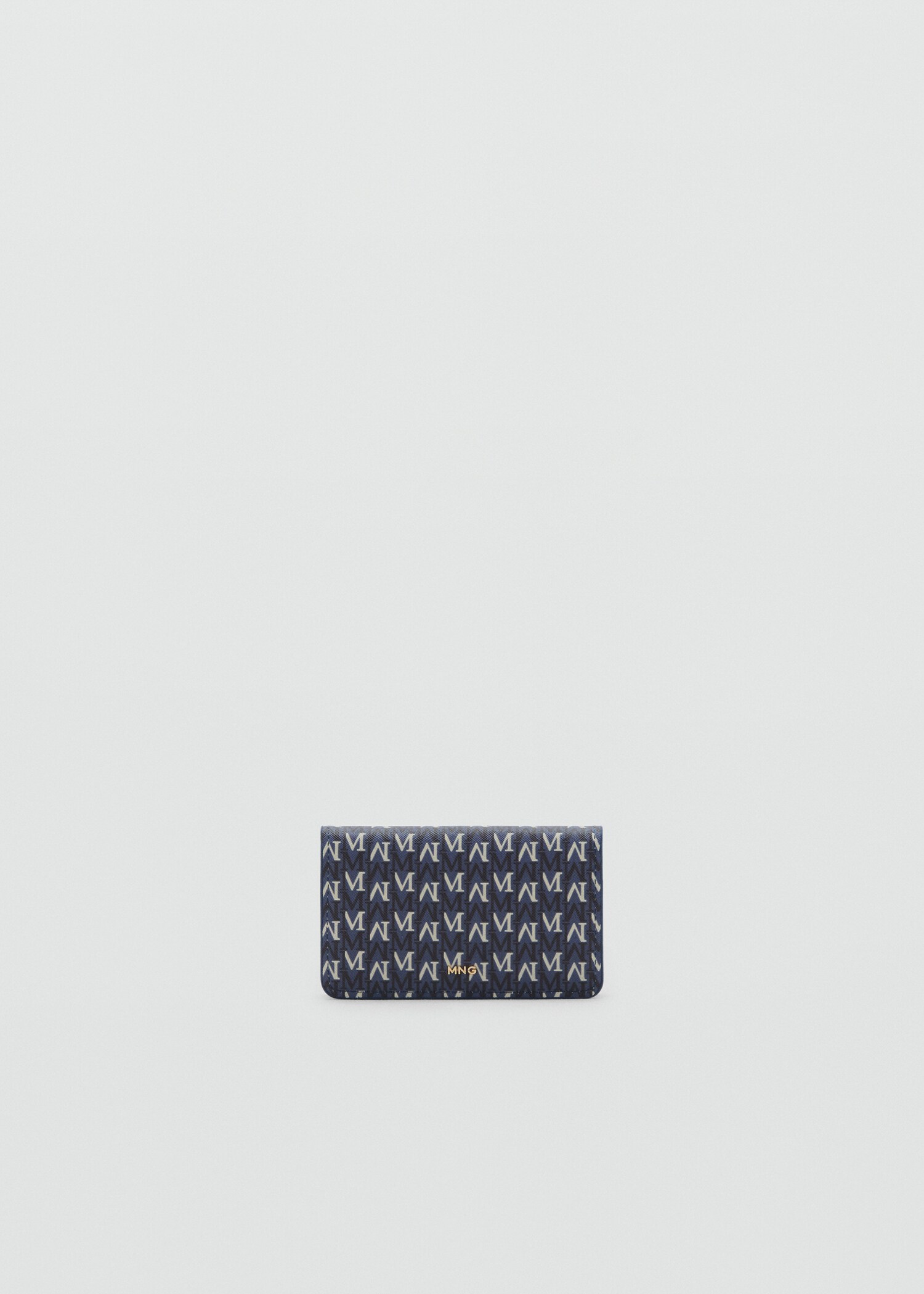 Wallet with printed logo and flap - Article without model