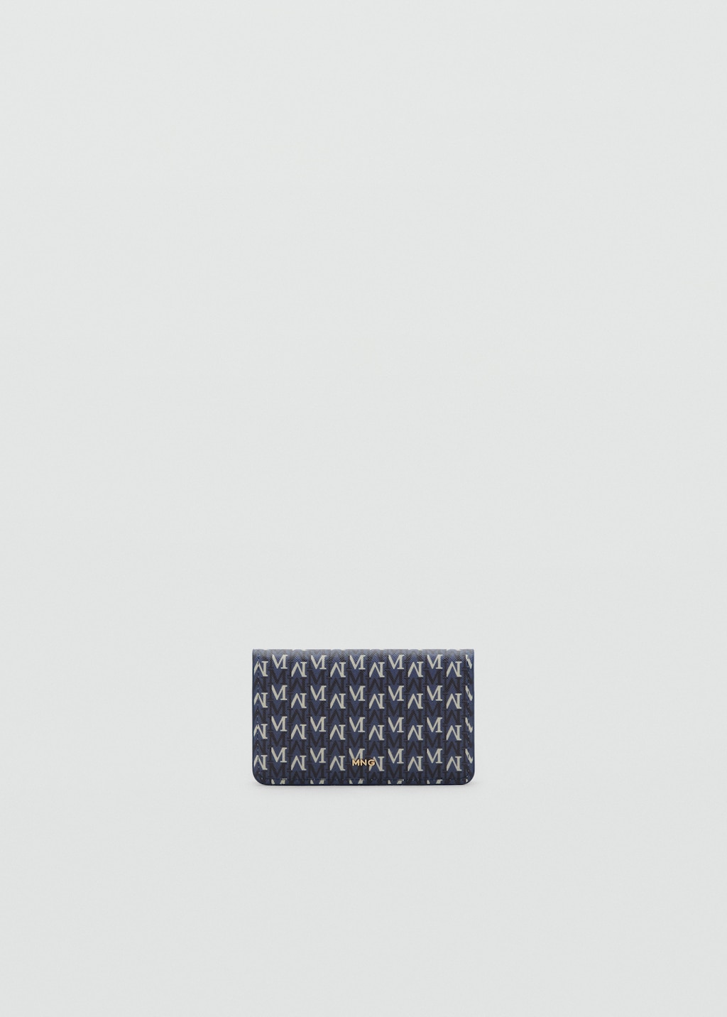 Small wallet with logo print