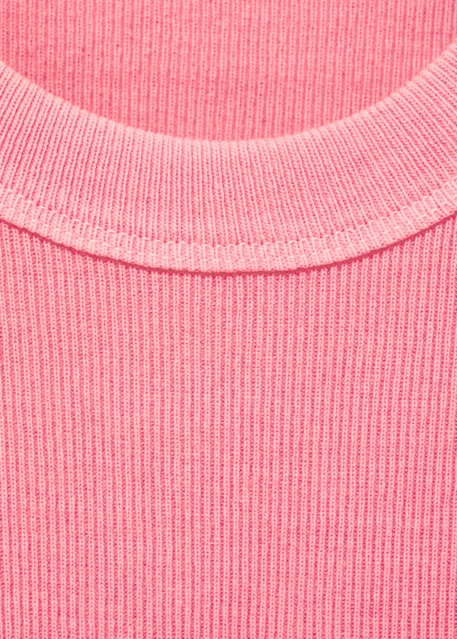 Ribbed cotton-blend top - Details of the article 8