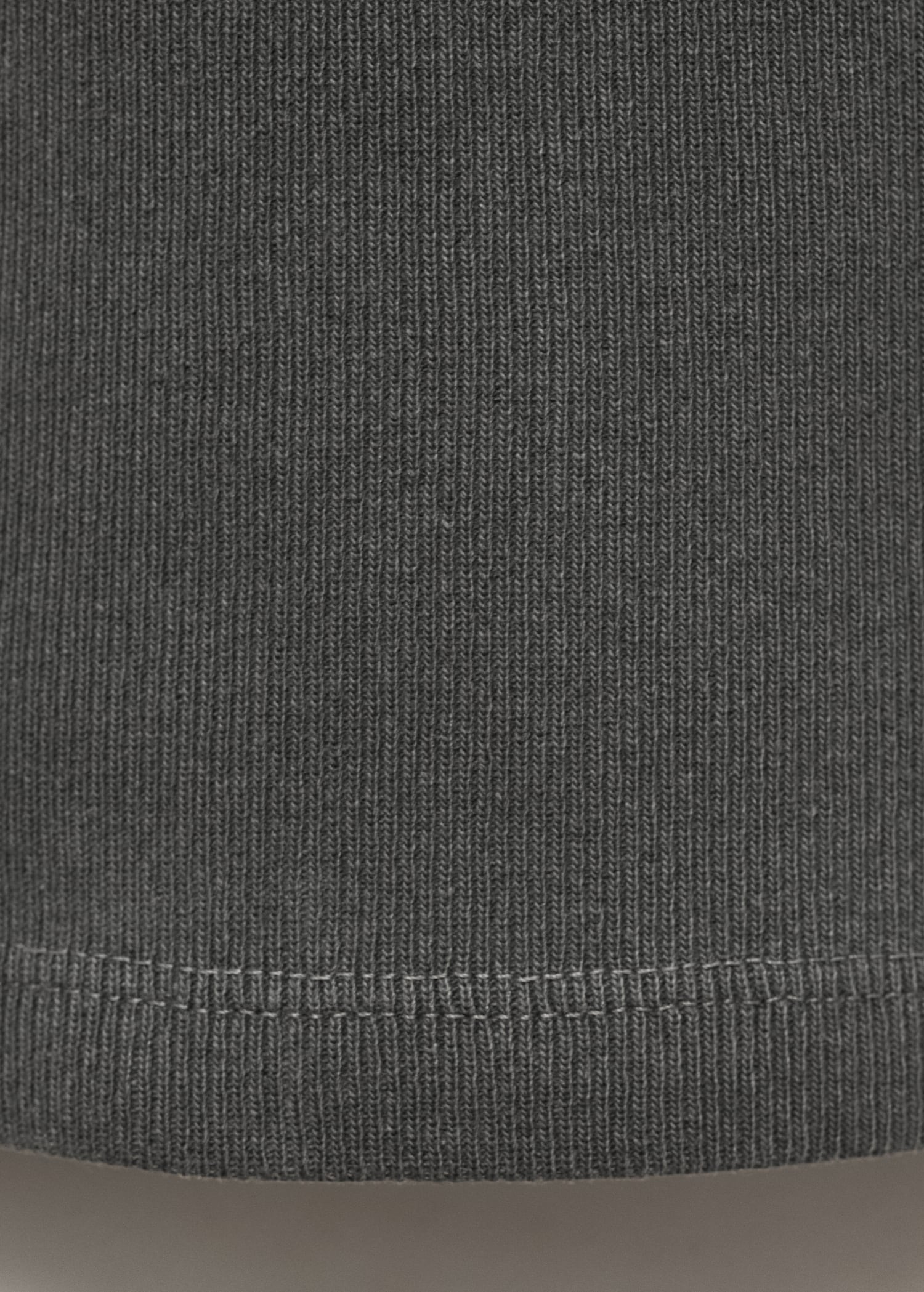 Ribbed cotton-blend top - Details of the article 0