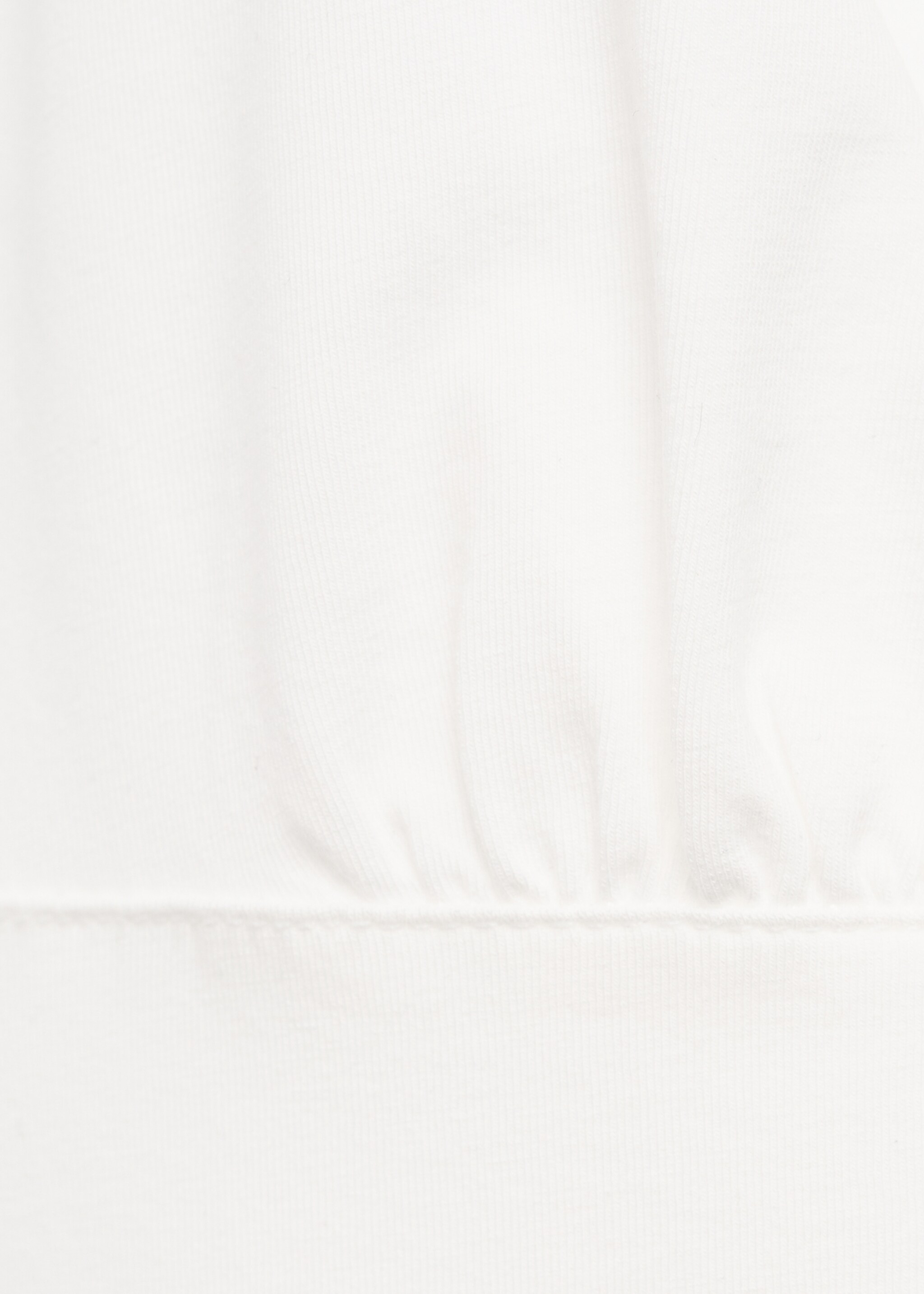 Fluid cotton nightdress with lace detailing - Details of the article 8, White. Ref: 17091538-00.