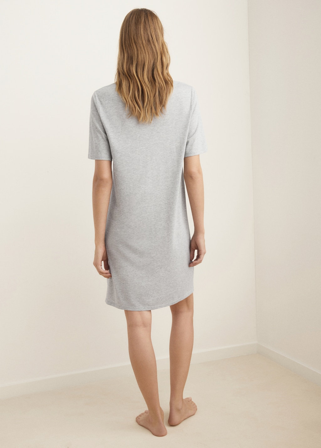 Lyocell cotton nightdress - image 3