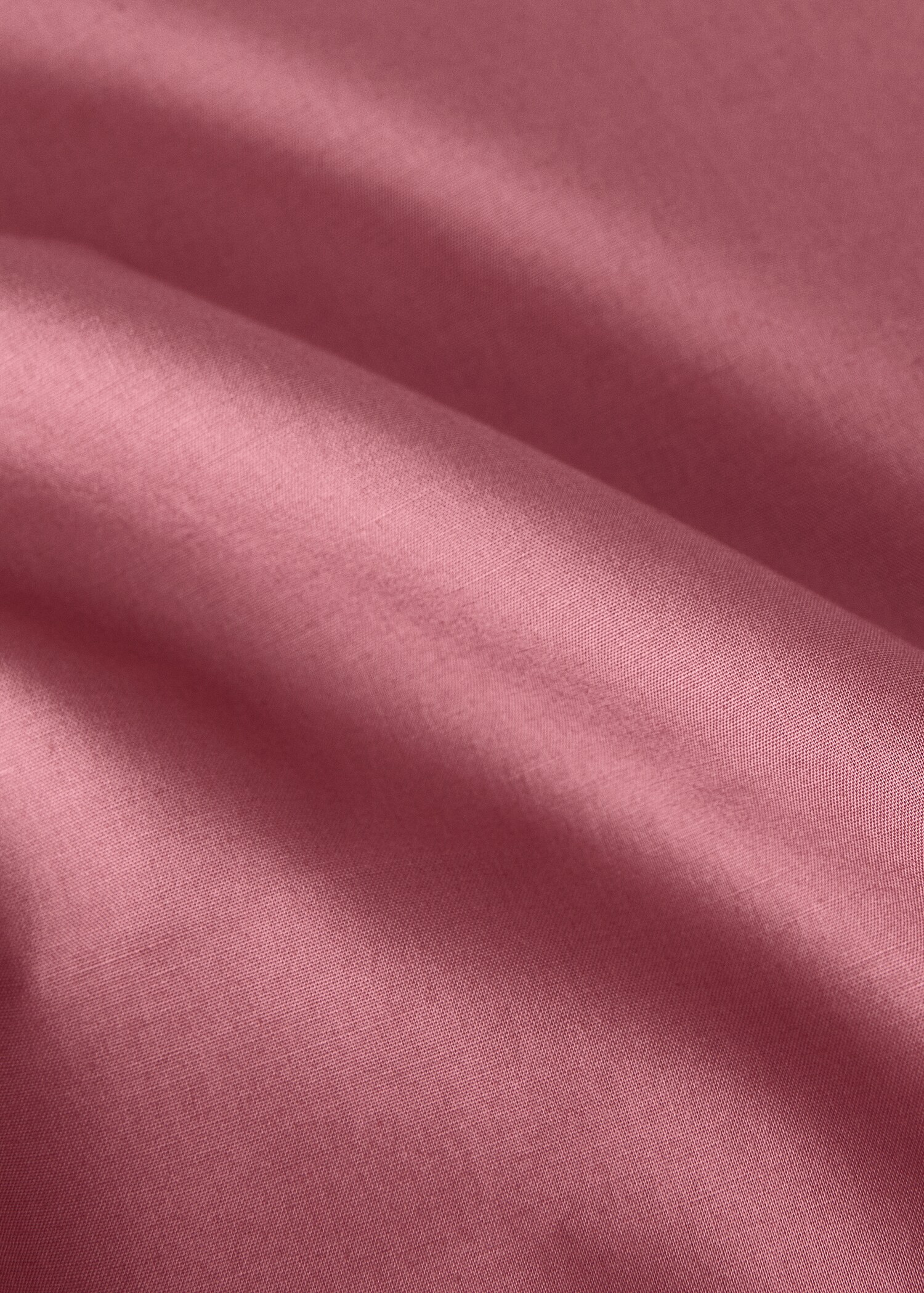 Reversible cotton percale cot top sheet with vivid contrast - Details of the article 2