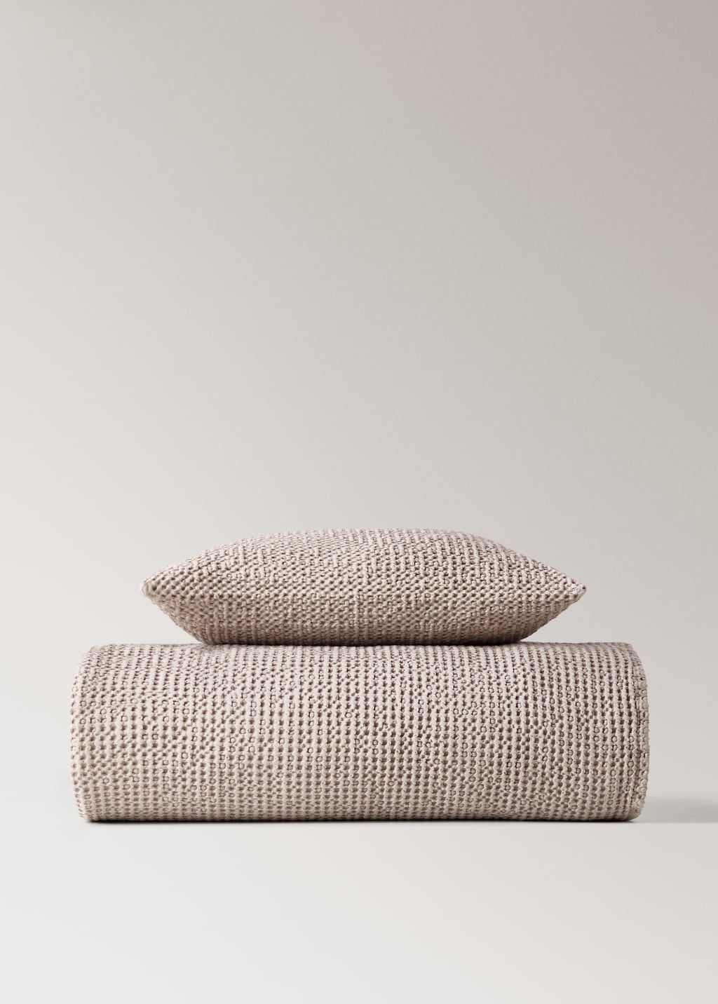 Children’s waffle-cotton garment-dyed cushion cover 40x40cm