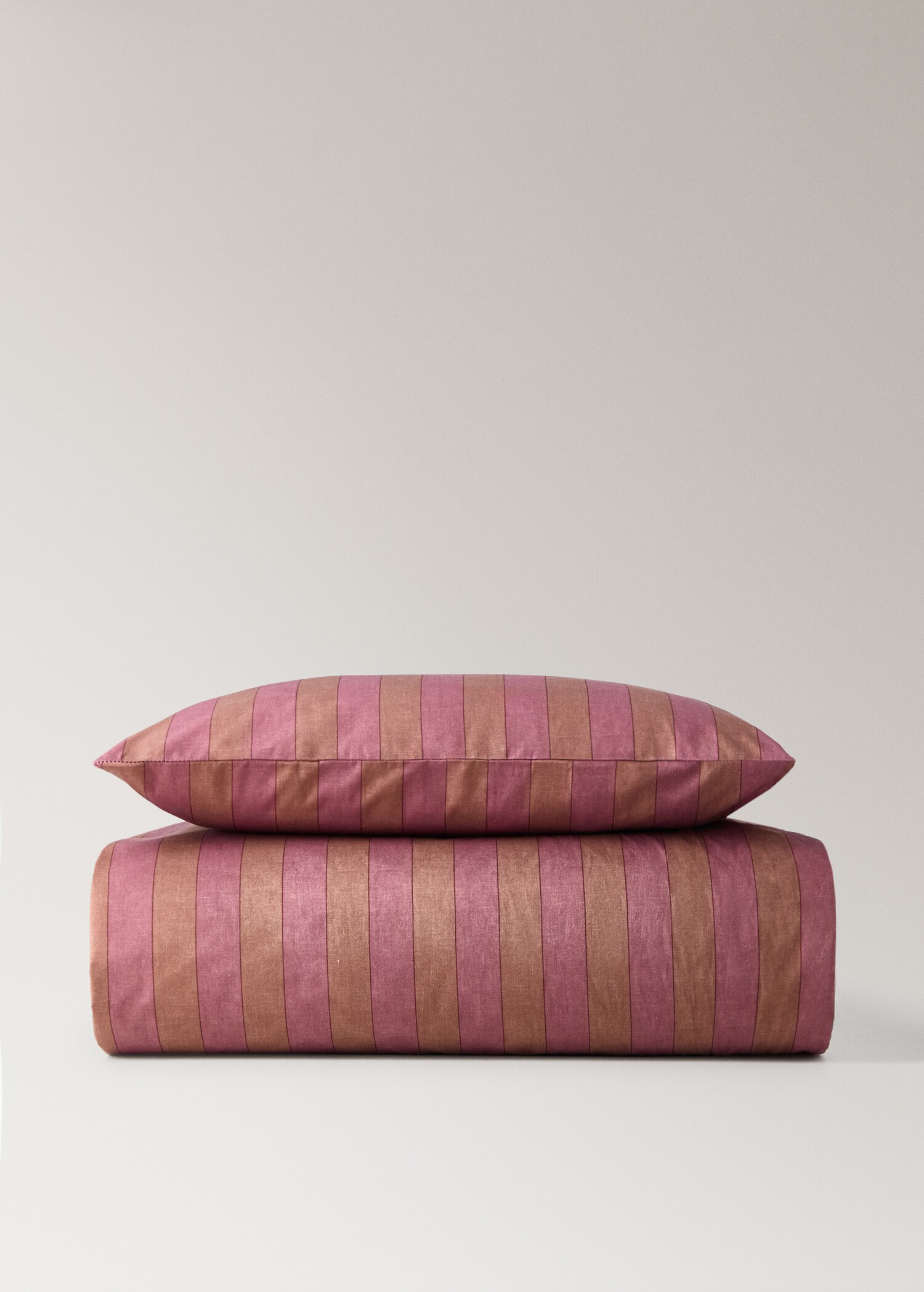 Kodak-striped duvet cover for cot - Article without model