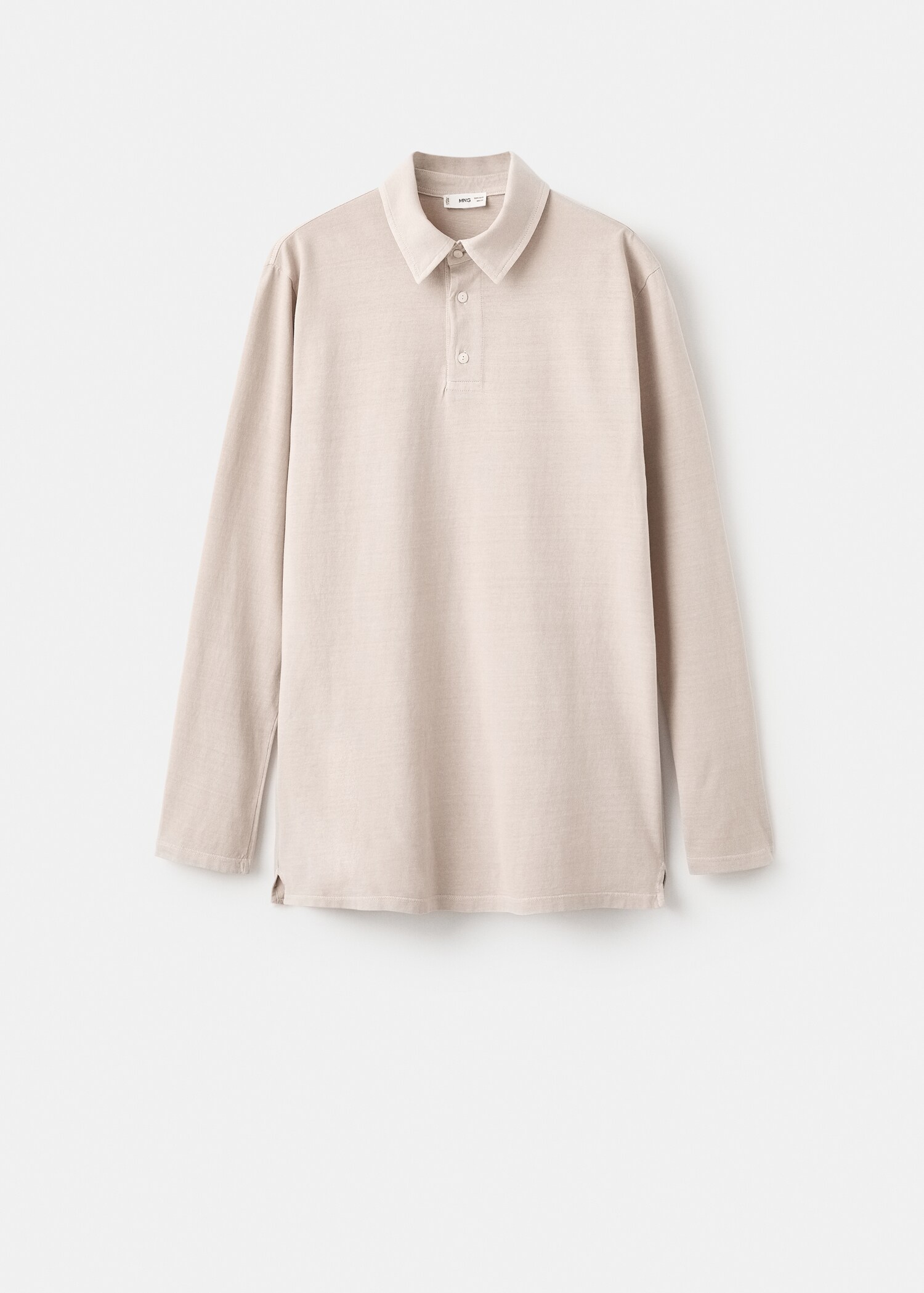 Cotton basic polo shirt - Article without model