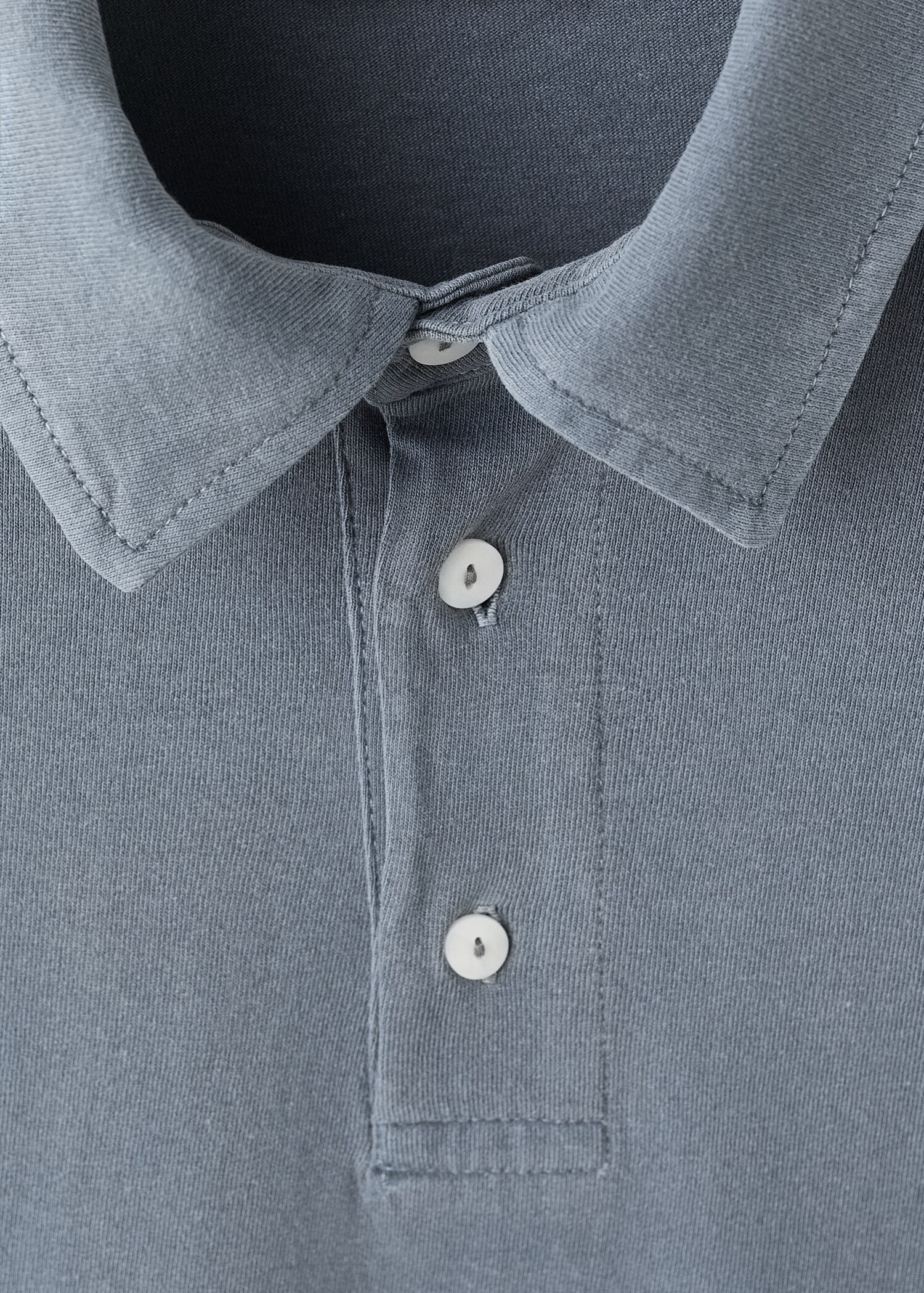 Cotton basic polo shirt - Details of the article 8