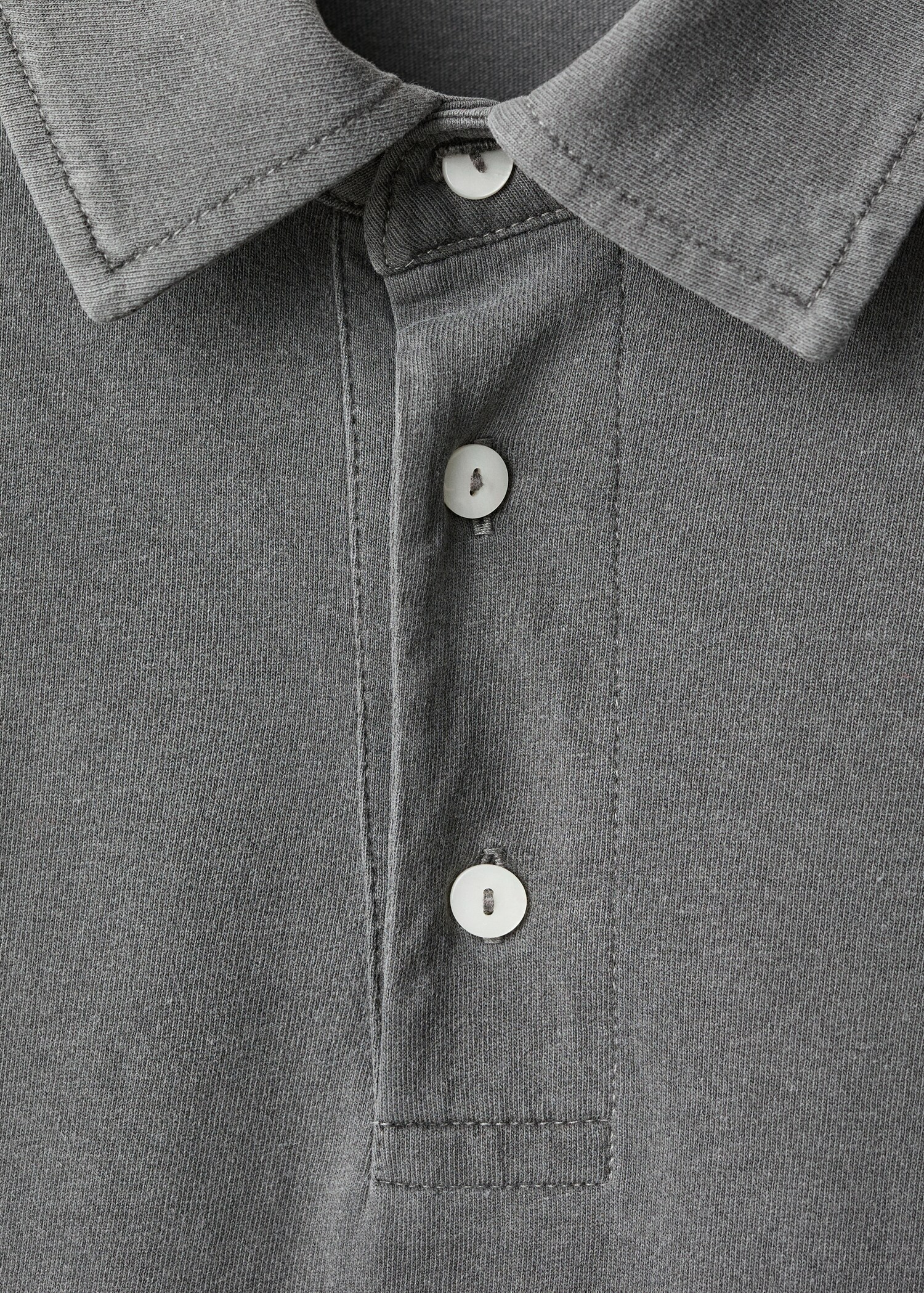 Cotton basic polo shirt - Details of the article 8