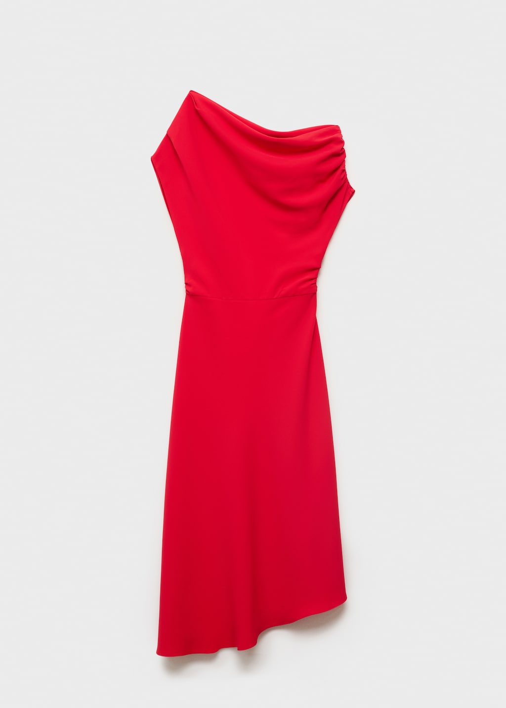Asymmetrical midi-dress - image 5