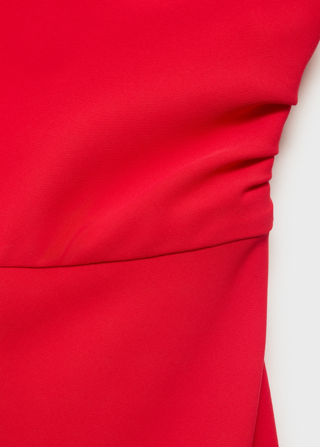 Asymmetrical midi-dress