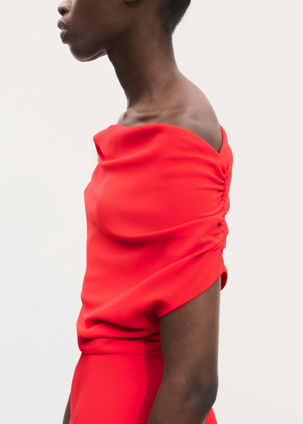 Asymmetrical midi-dress - image 4