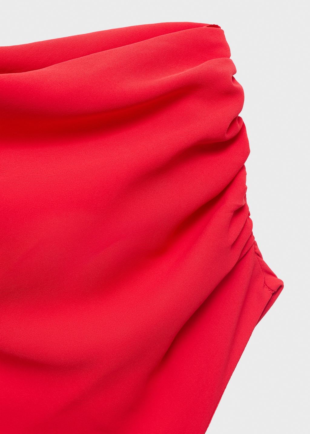 Asymmetrical midi-dress